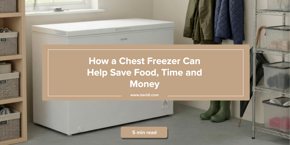 How a Chest Freezer Can Help You Save Food, Time and Money