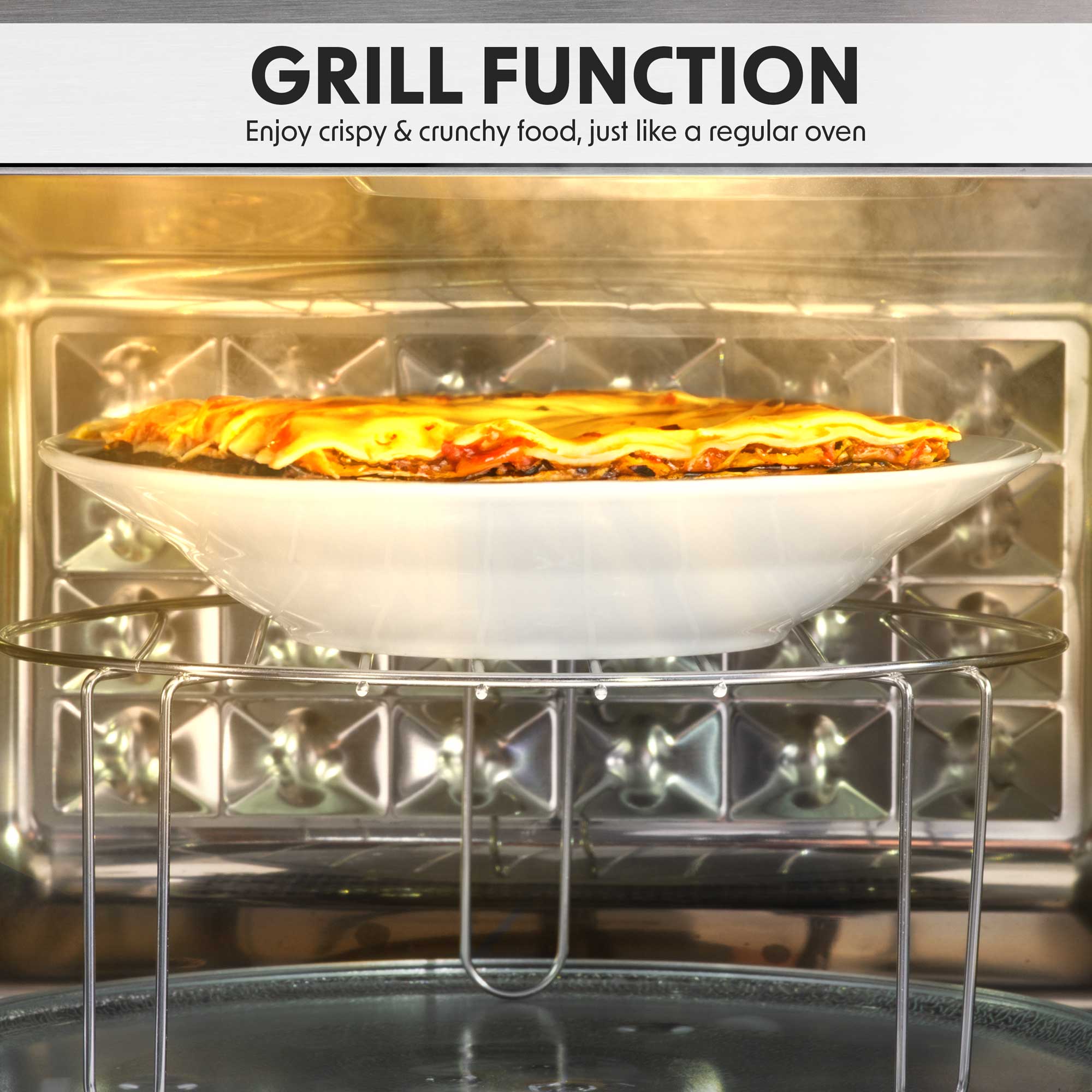 Baridi DH198 Microwave Action shot - grill - function