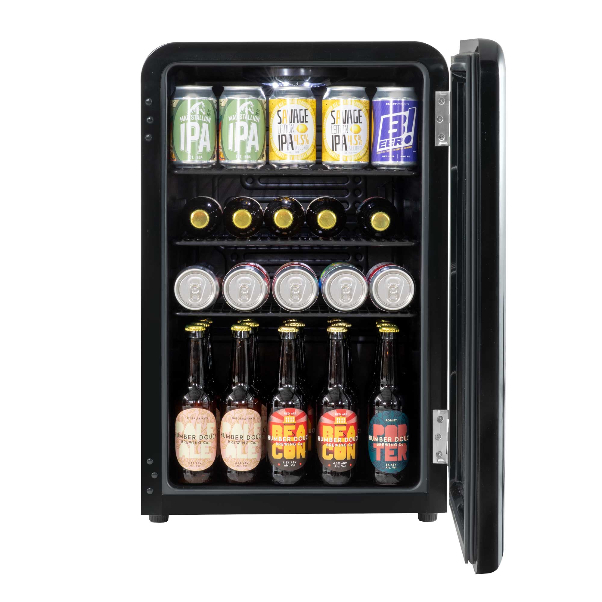 Baridi DH222 Drinks Fridge Straight on - open - full