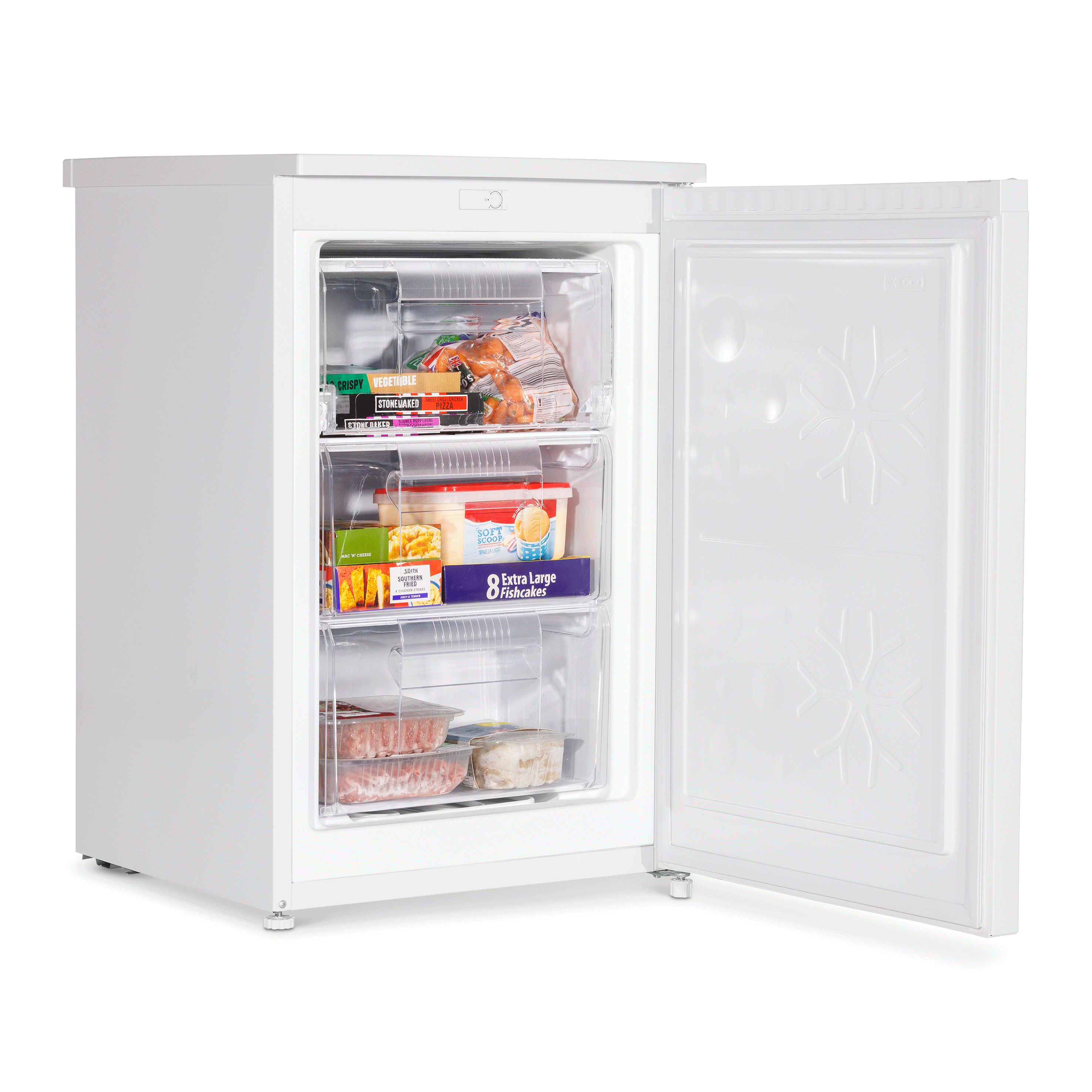 Baridi DH250 Freezer Open - full