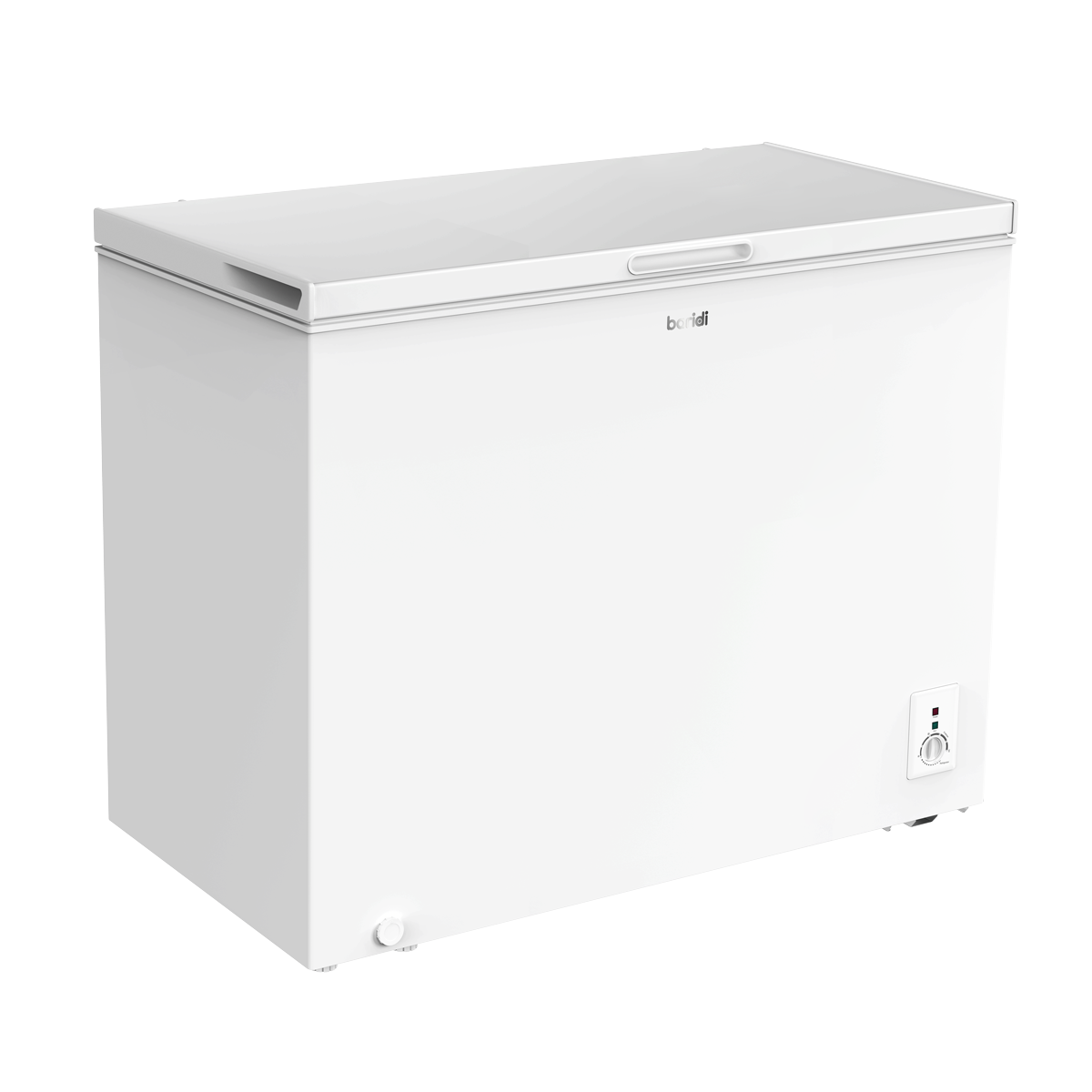 Baridi 254L Freestanding Chest Freezer with Adjustable Thermostat - White - DH258