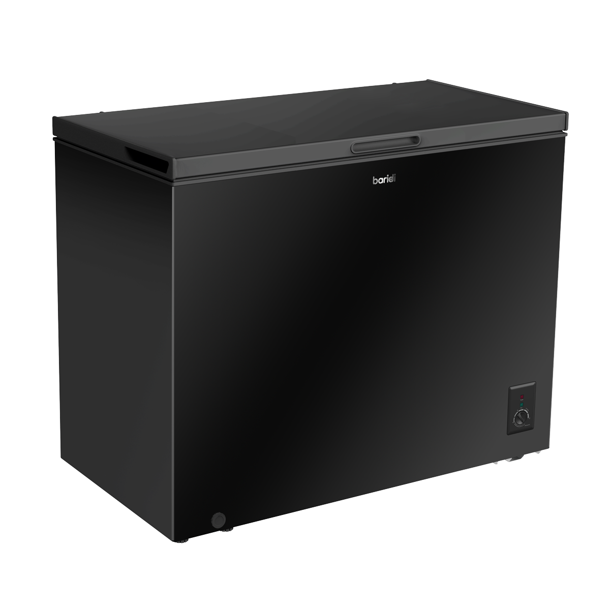 Baridi 254L Freestanding Chest Freezer with Adjustable Thermostat, Black - DH259