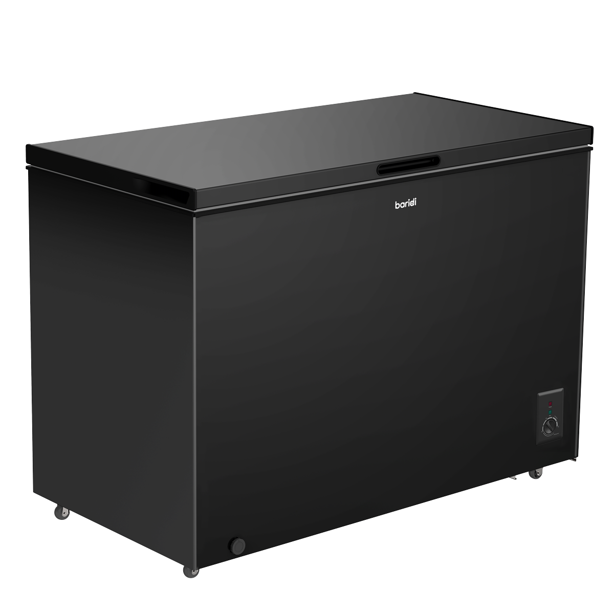 Baridi 299L Freestanding Chest Freezer with Adjustable Thermostat - Black - DH261