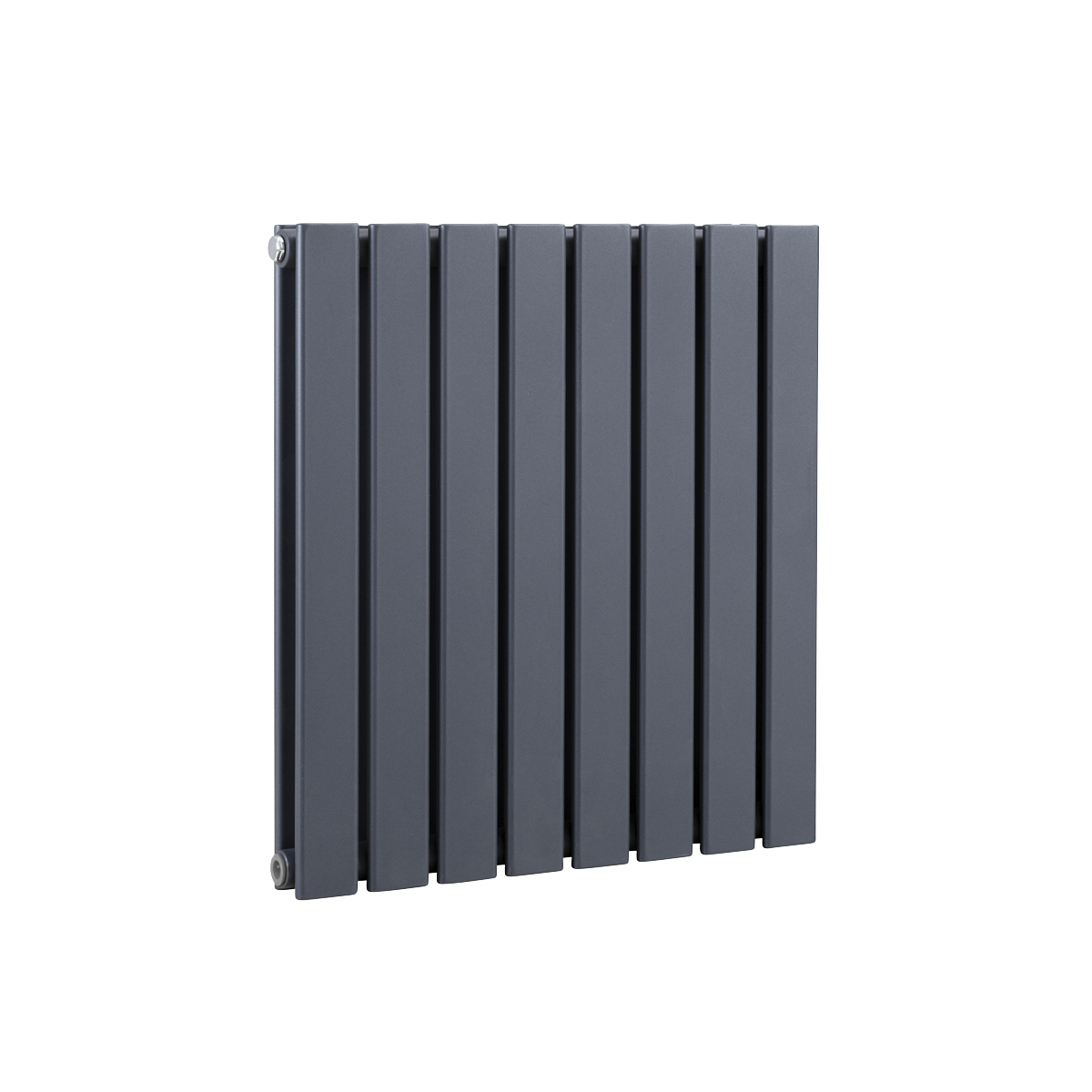Baridi Horizontal Radiator Contemporary Double Flat Panel Design 600 x 560mm, Anthracite - DH339