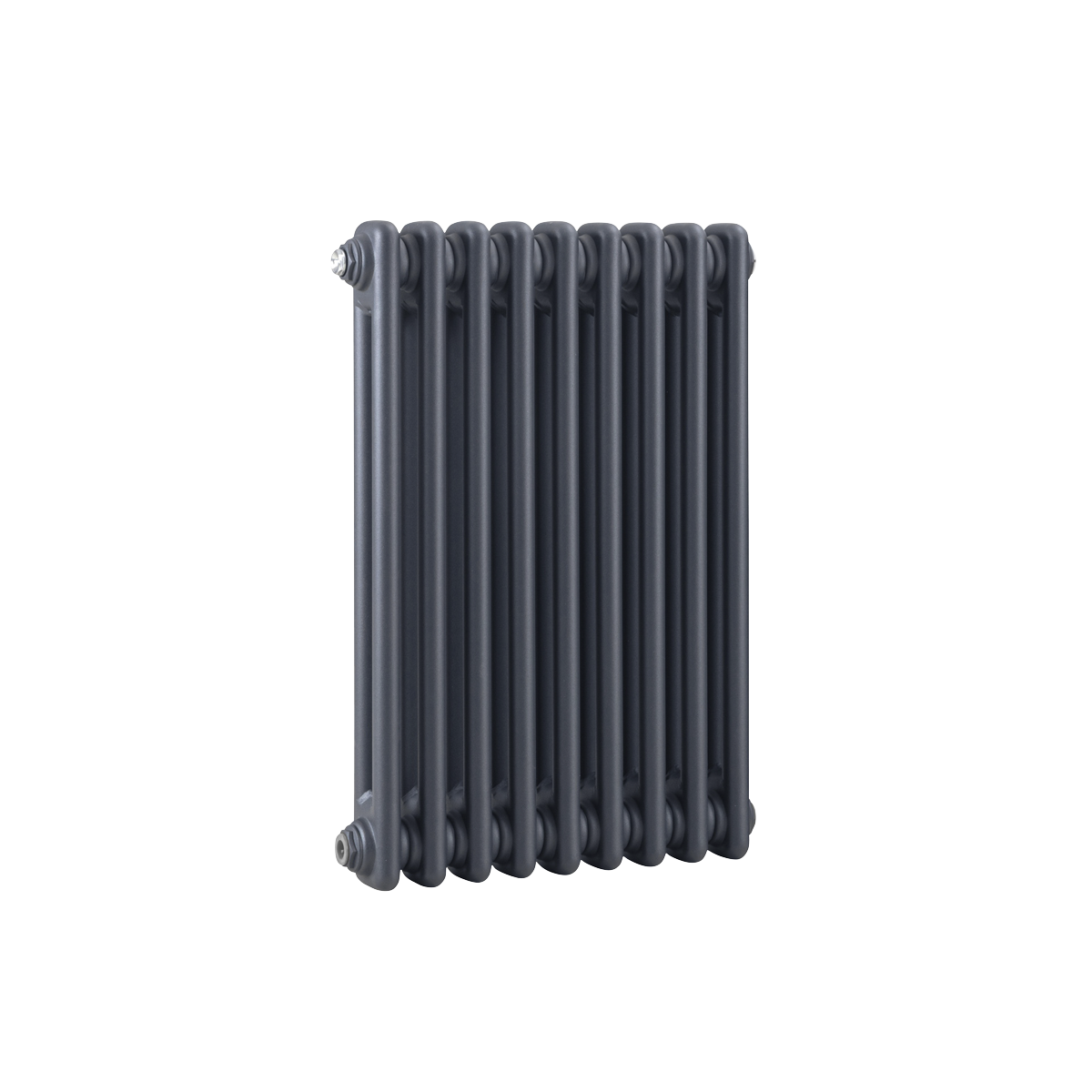 Baridi Horizontal Traditional 2 Column Radiator 600 x 427mm, Anthracite - DH356