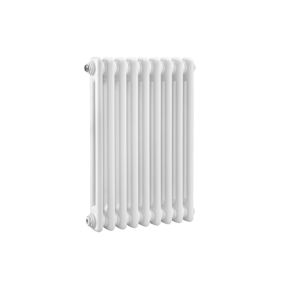 Baridi Horizontal Traditional 2 Column Radiator 600 x 427mm, White - DH366
