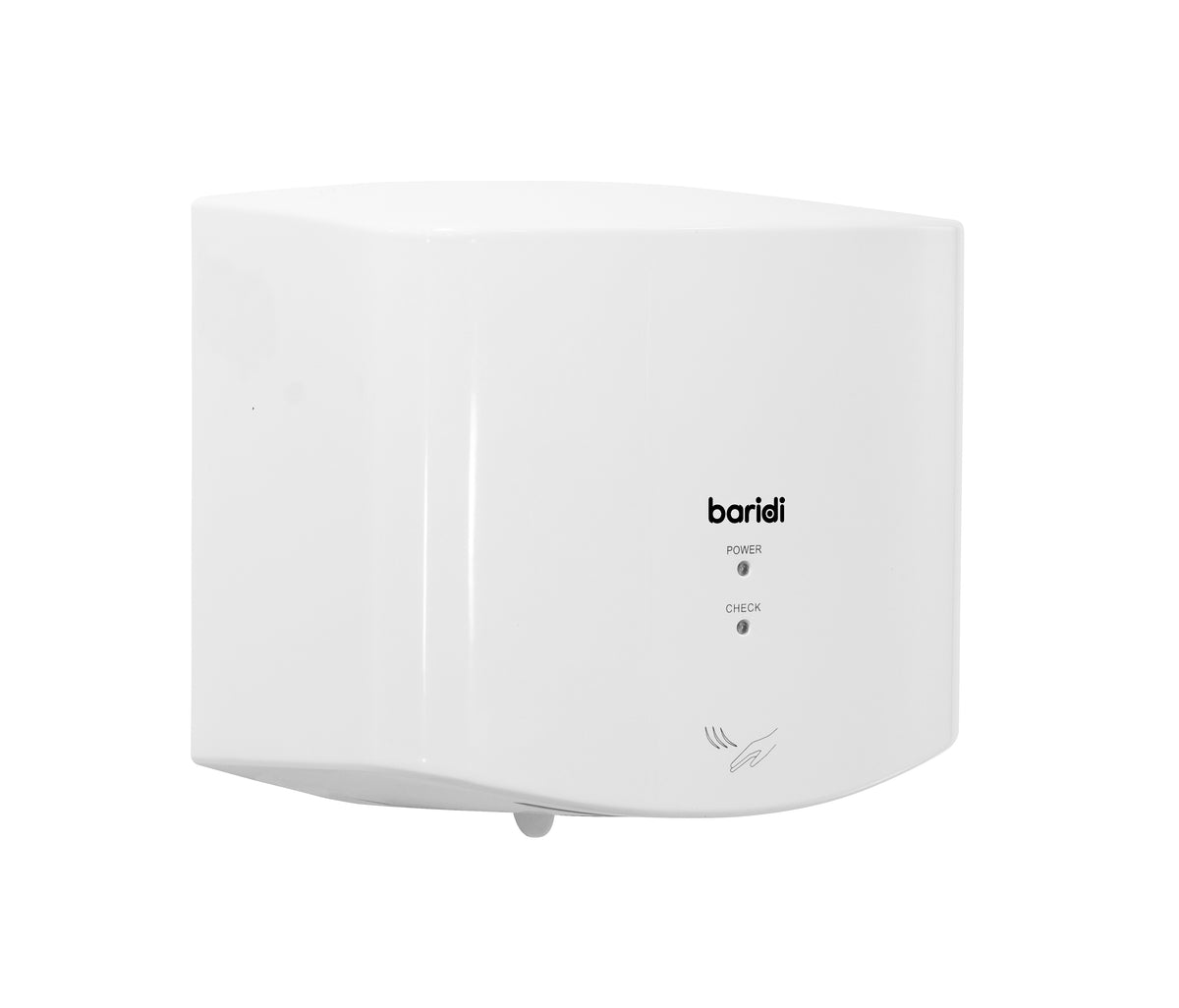 Baridi High Speed Hand Dryer with Auto-Sensor 1400-1650W, White - DH378