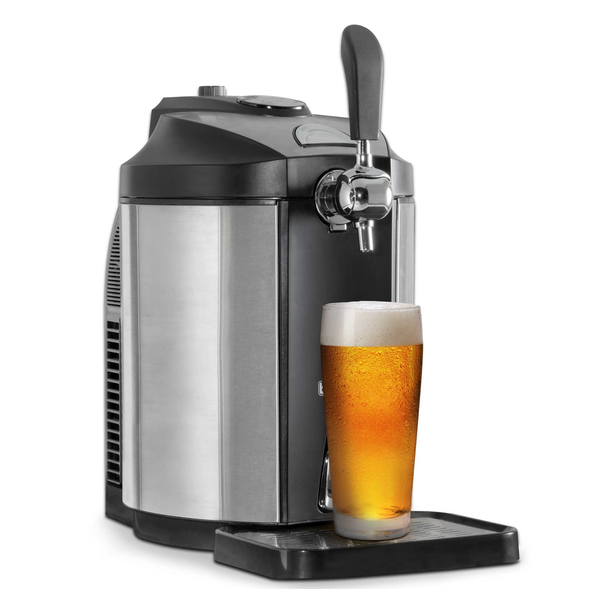 Baridi DH49 Beer Dispenser Action shot - with beer