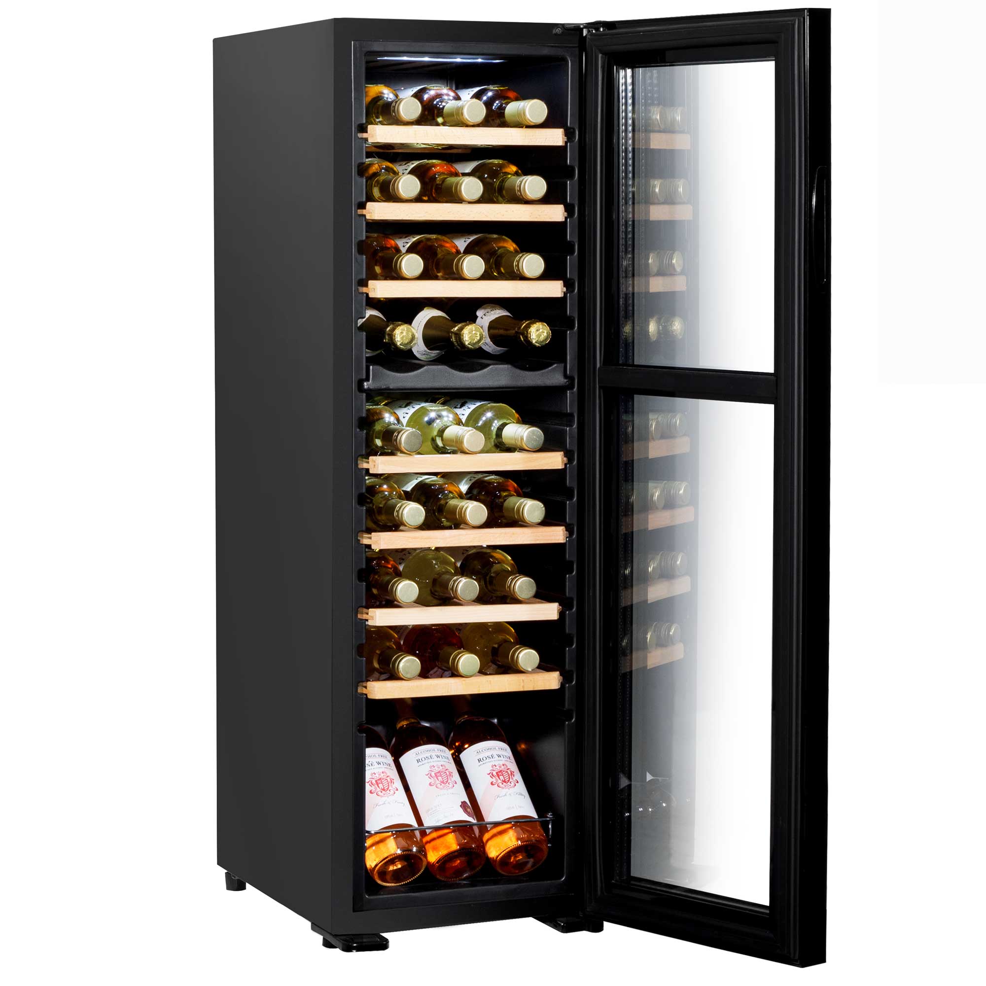 Baridi DH90 Wine Fridges Open