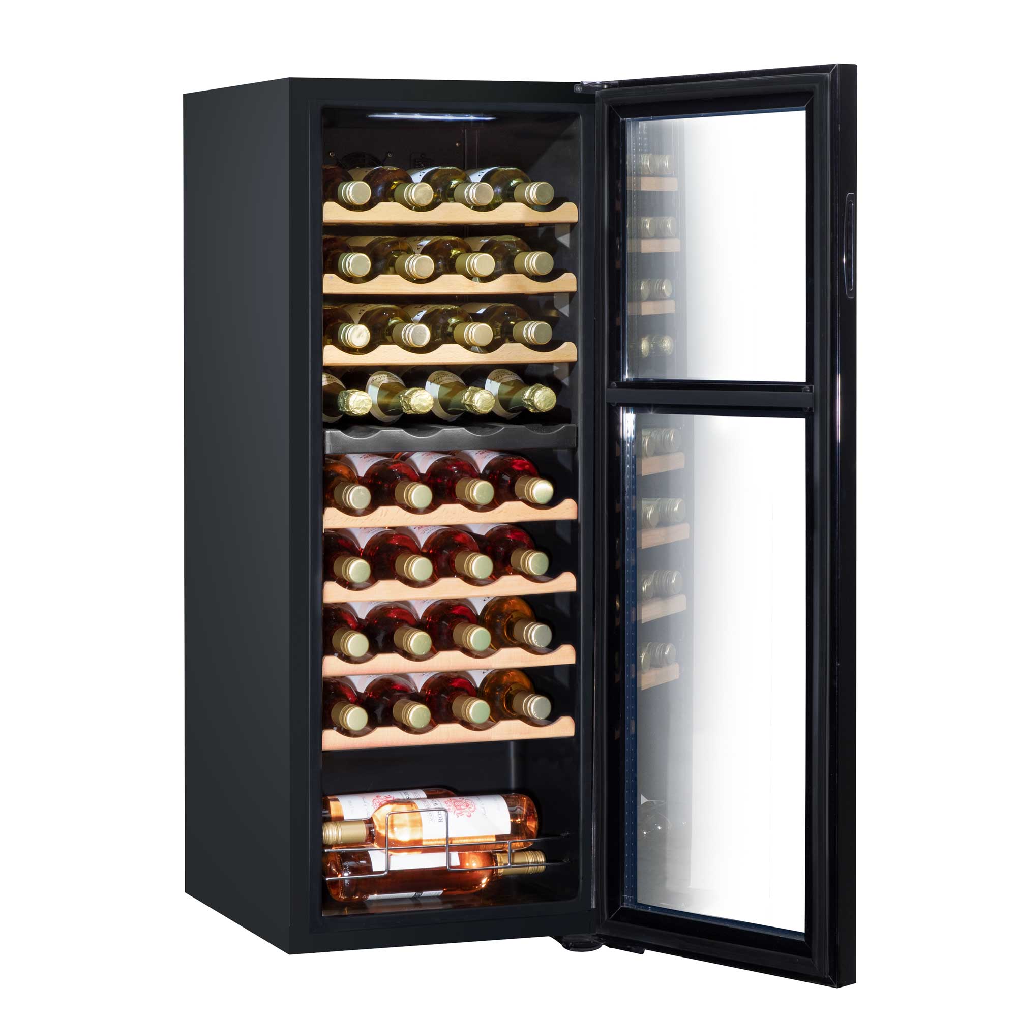 Baridi DH91 Wine Fridges Open