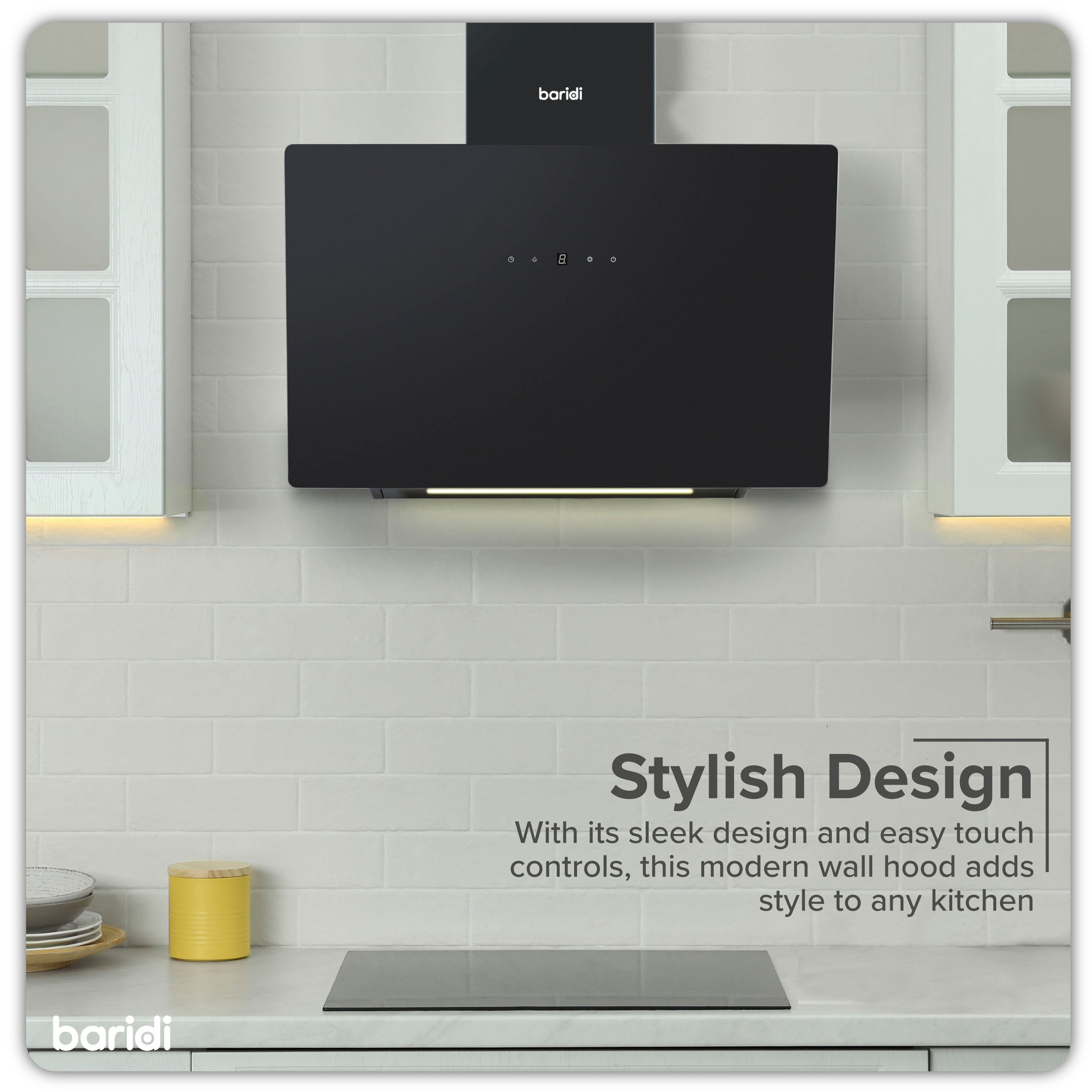 Baridi DH105 Extractor Hoods Action shot - lifesytle