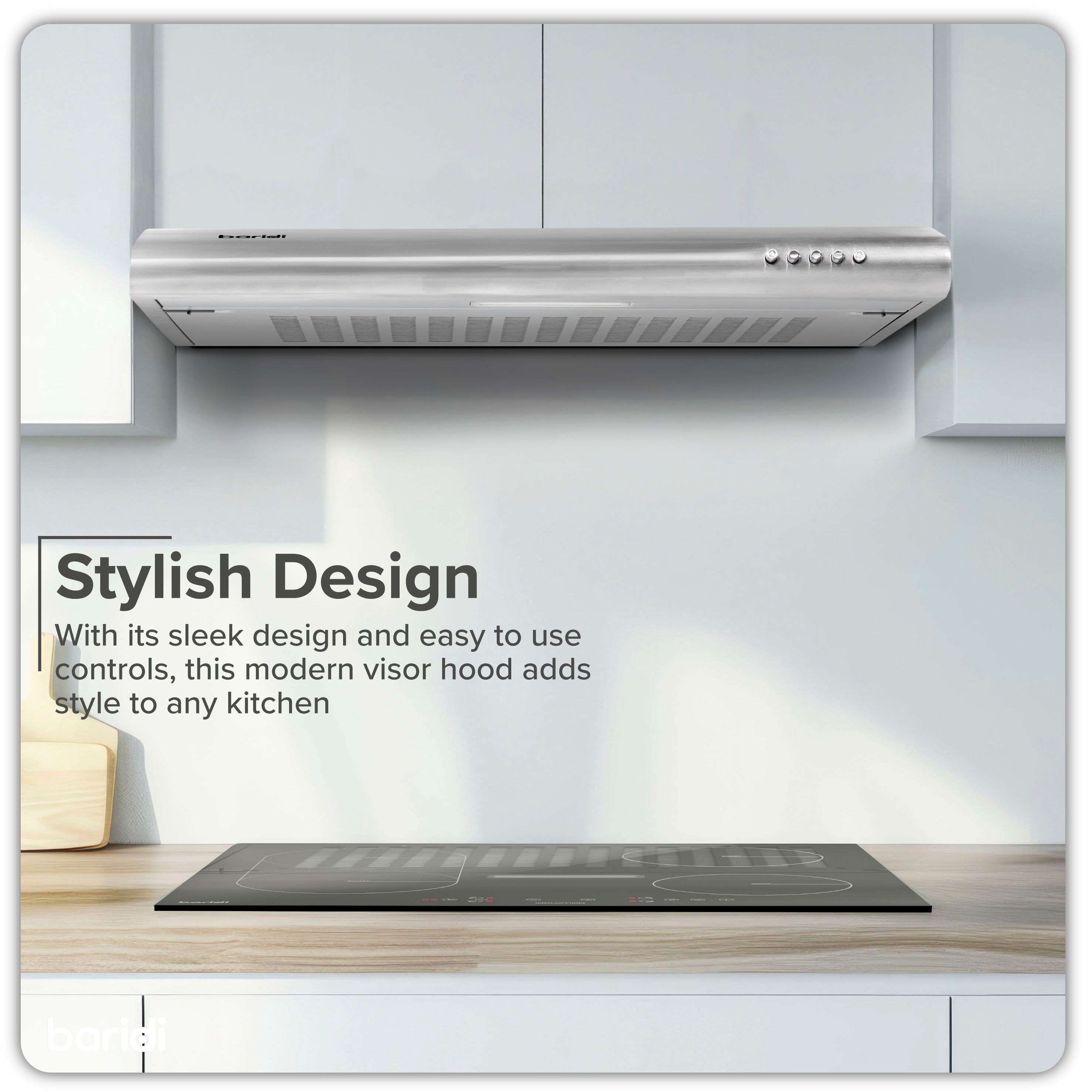 Baridi DH108 Extractor Hoods Action shot - lifesytle