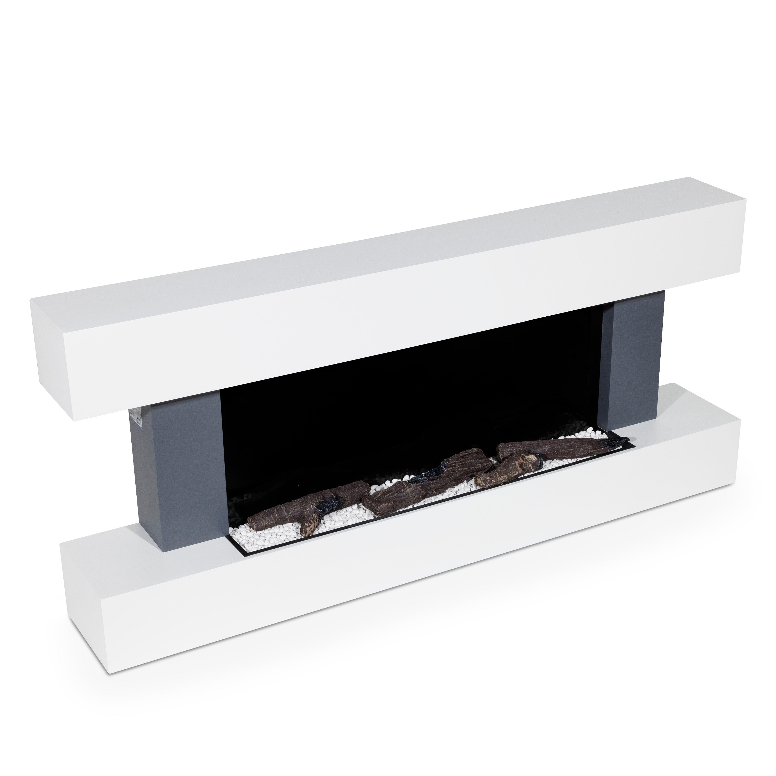 Baridi DH112 Electric Fireplace High - angle - off