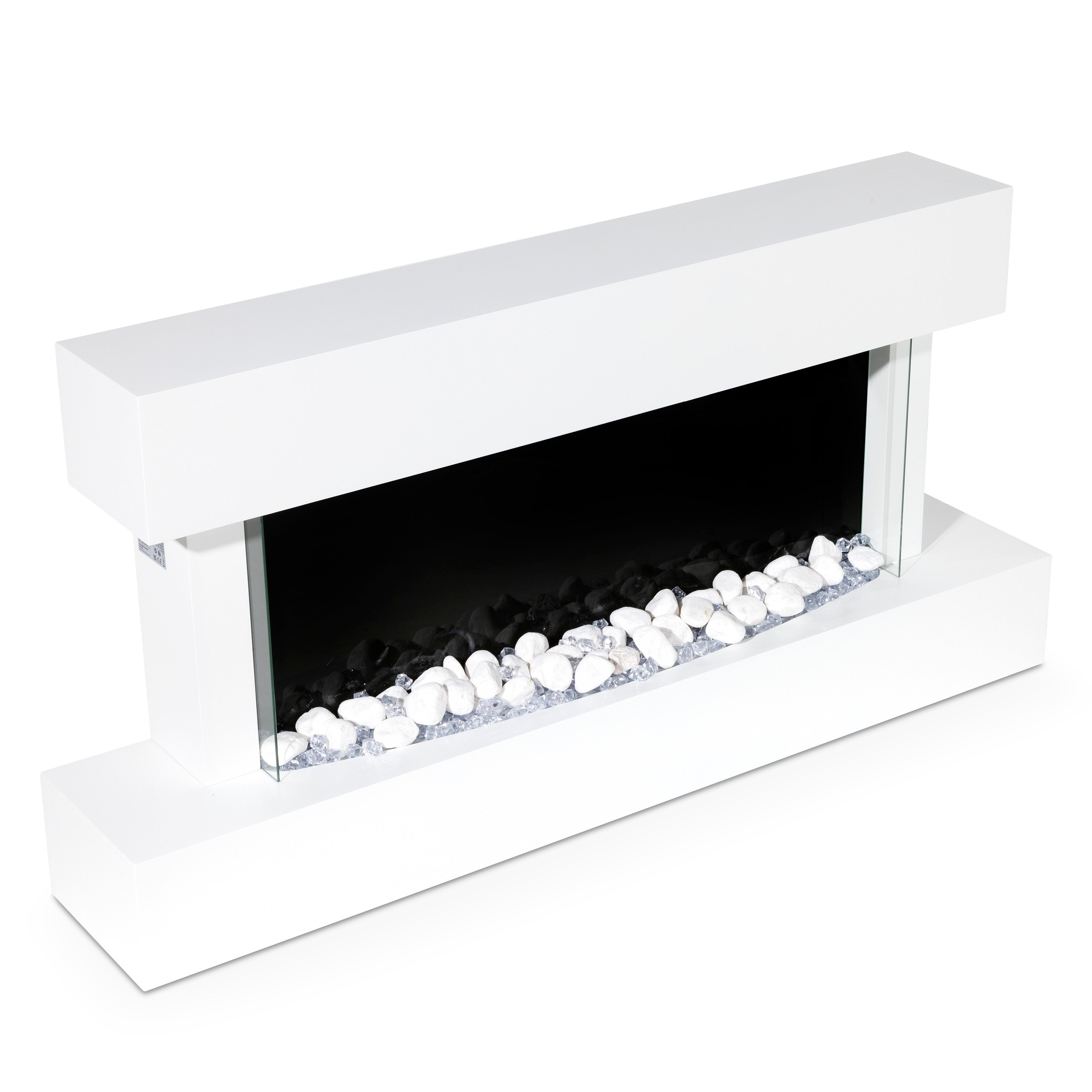 Baridi DH113 Electric Fireplace High - angle - off