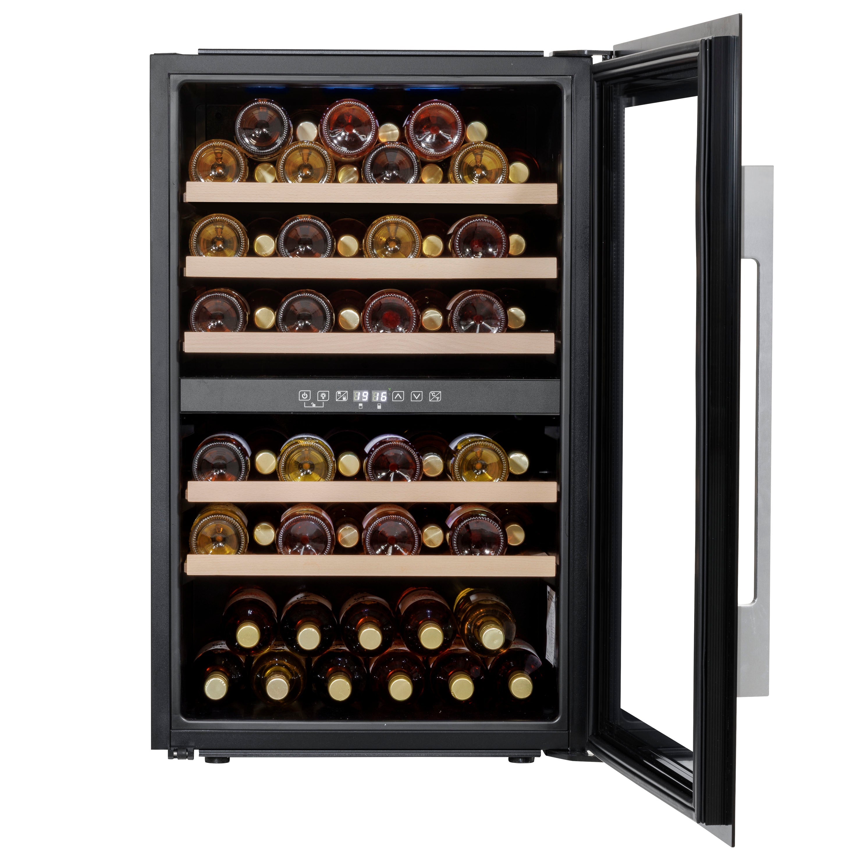 Baridi DH118 Wine Fridges Straight on - open