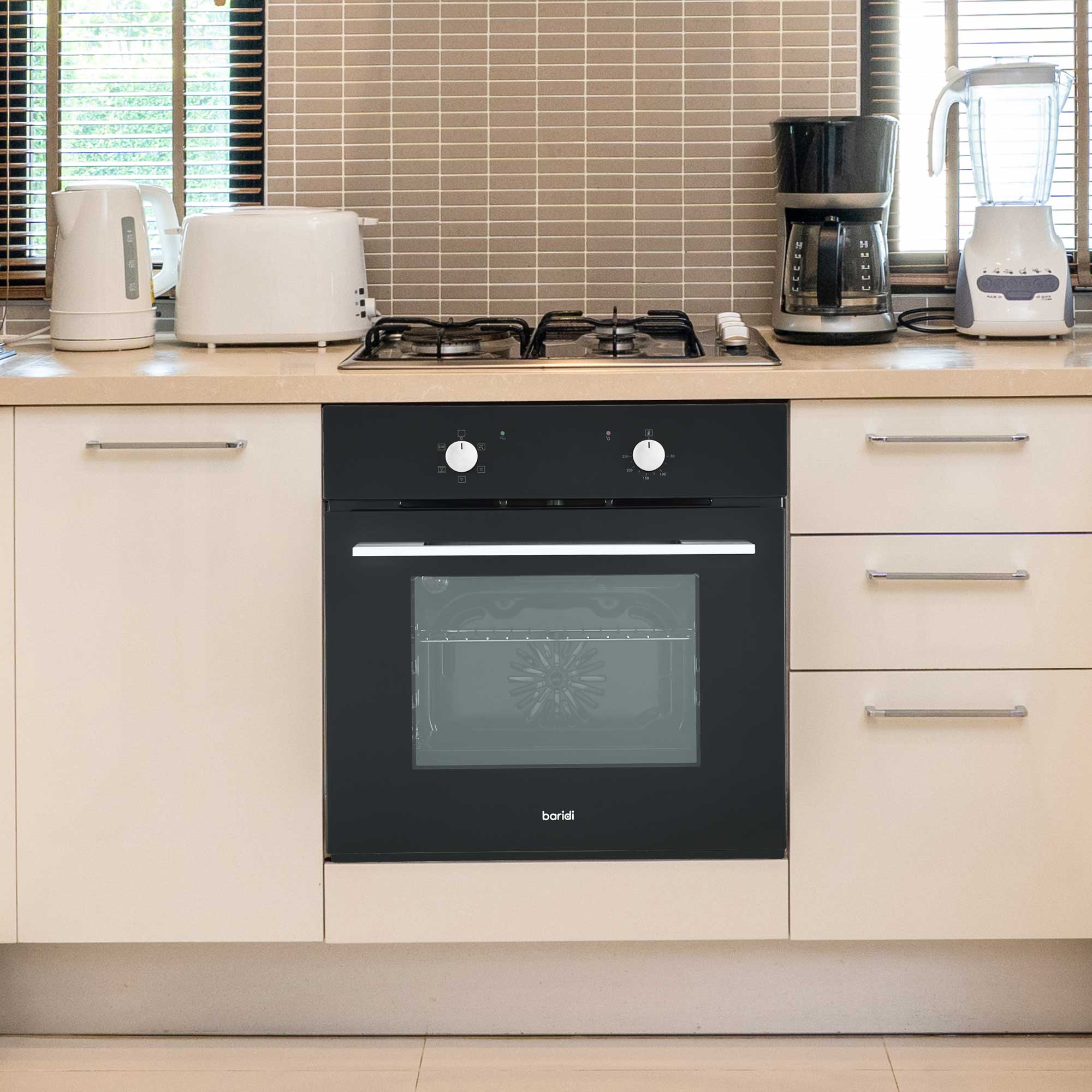 Baridi DH124 Fan Oven Action shot - in kitchen