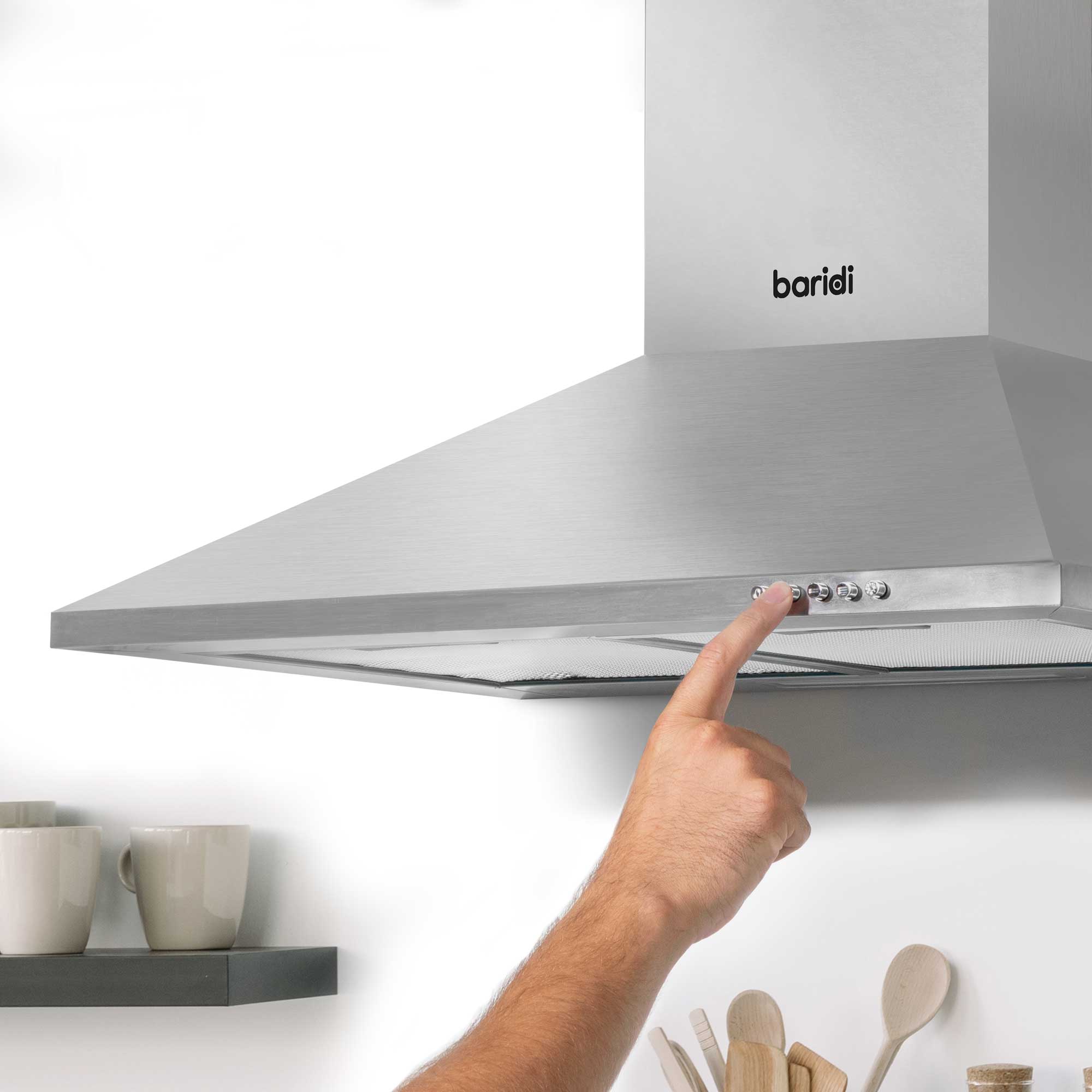 Baridi DH126 Extractor Hoods Action shot - lifestyle - pic - 2