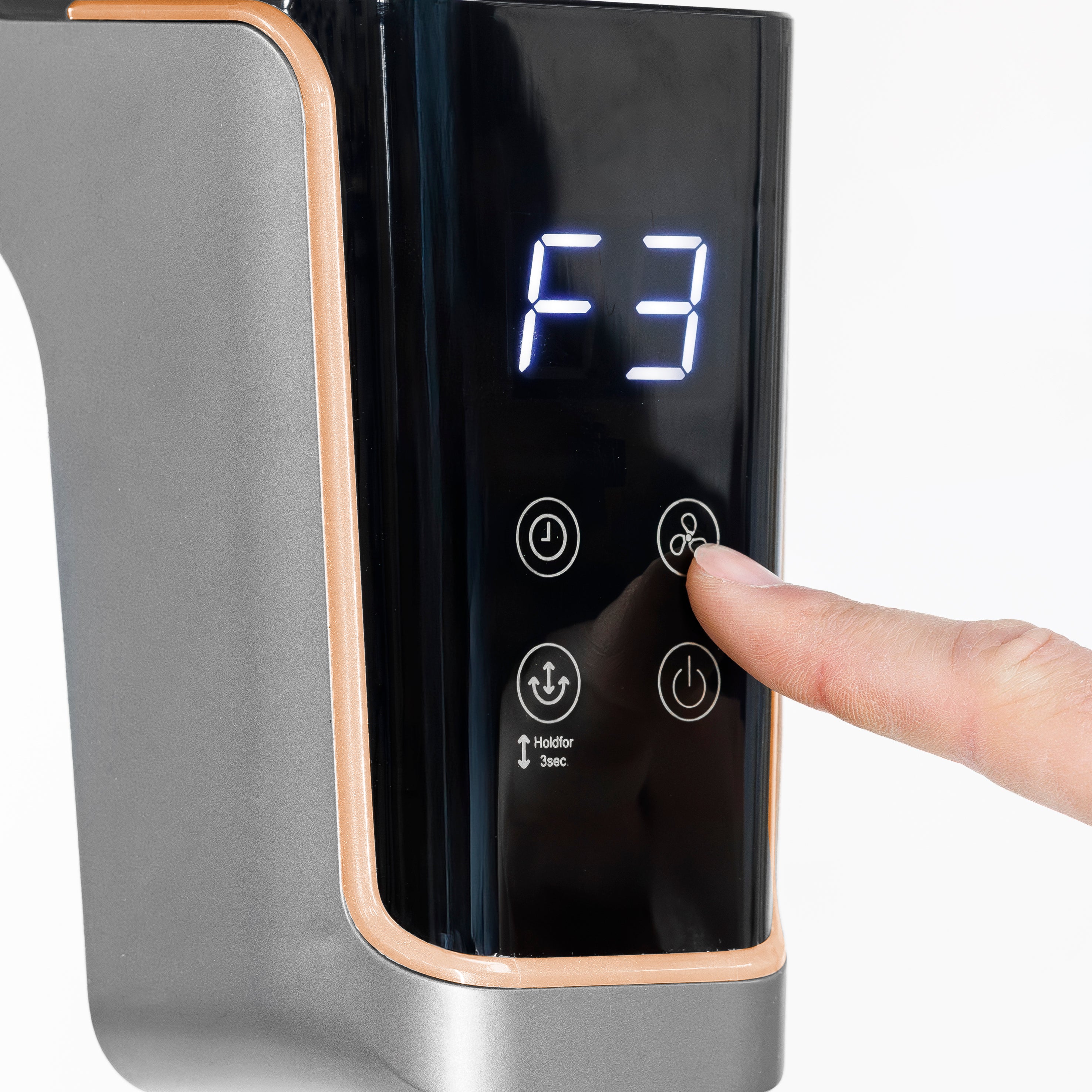 Baridi 12" Pedestal Fan with Remote Control & 12hr Timer - DH141