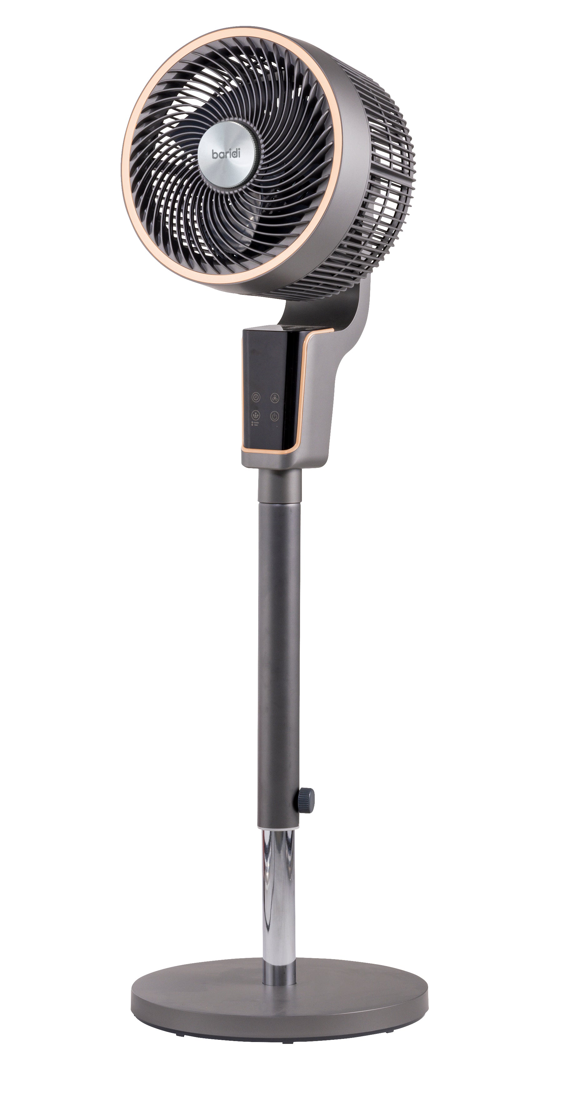 Baridi 12" Pedestal Fan with Remote Control & 12hr Timer - DH141