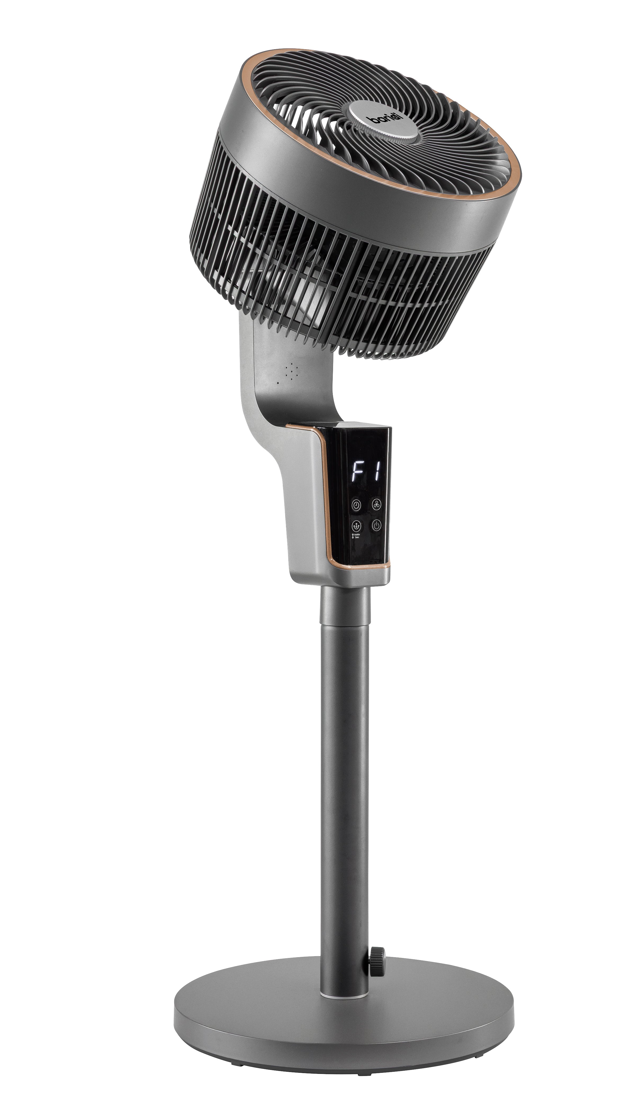 Baridi 12" Pedestal Fan with Remote Control & 12hr Timer - DH141