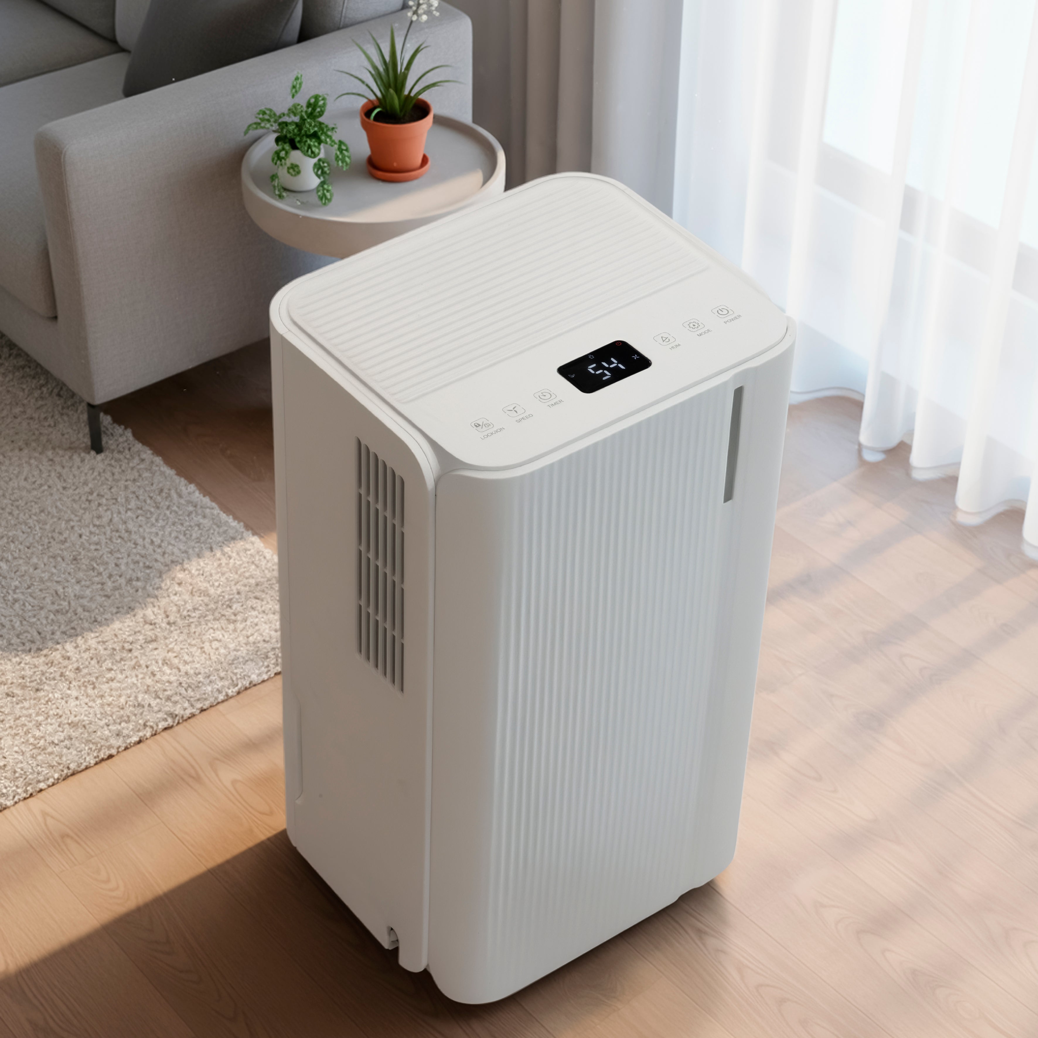 Baridi Dehumidifier with Digital Display & 24hr Timer 12L White - DH147