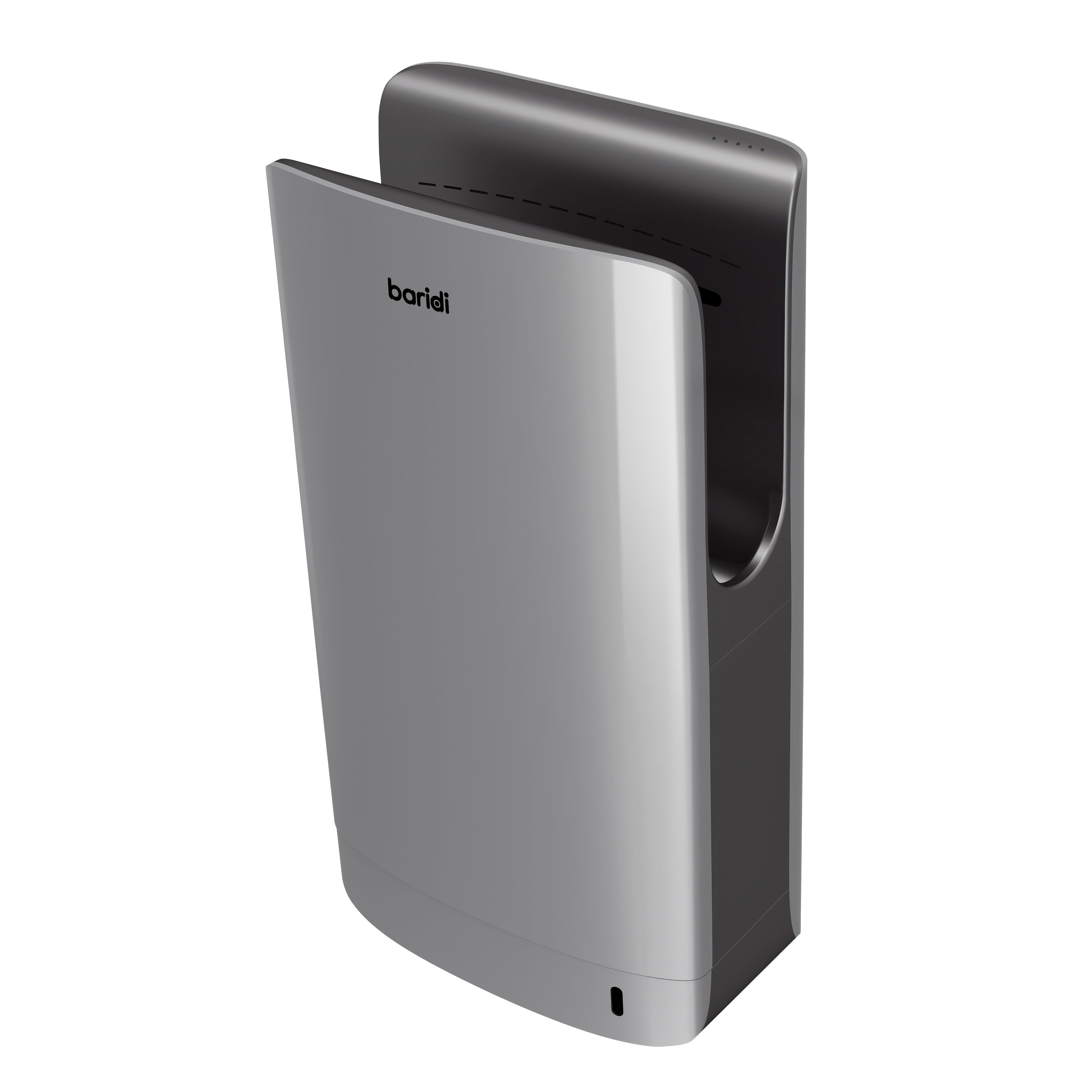 Baridi Hand Dryer with HEPA Filter & Auto-Sensor 1750W/230V, Silver - DH150