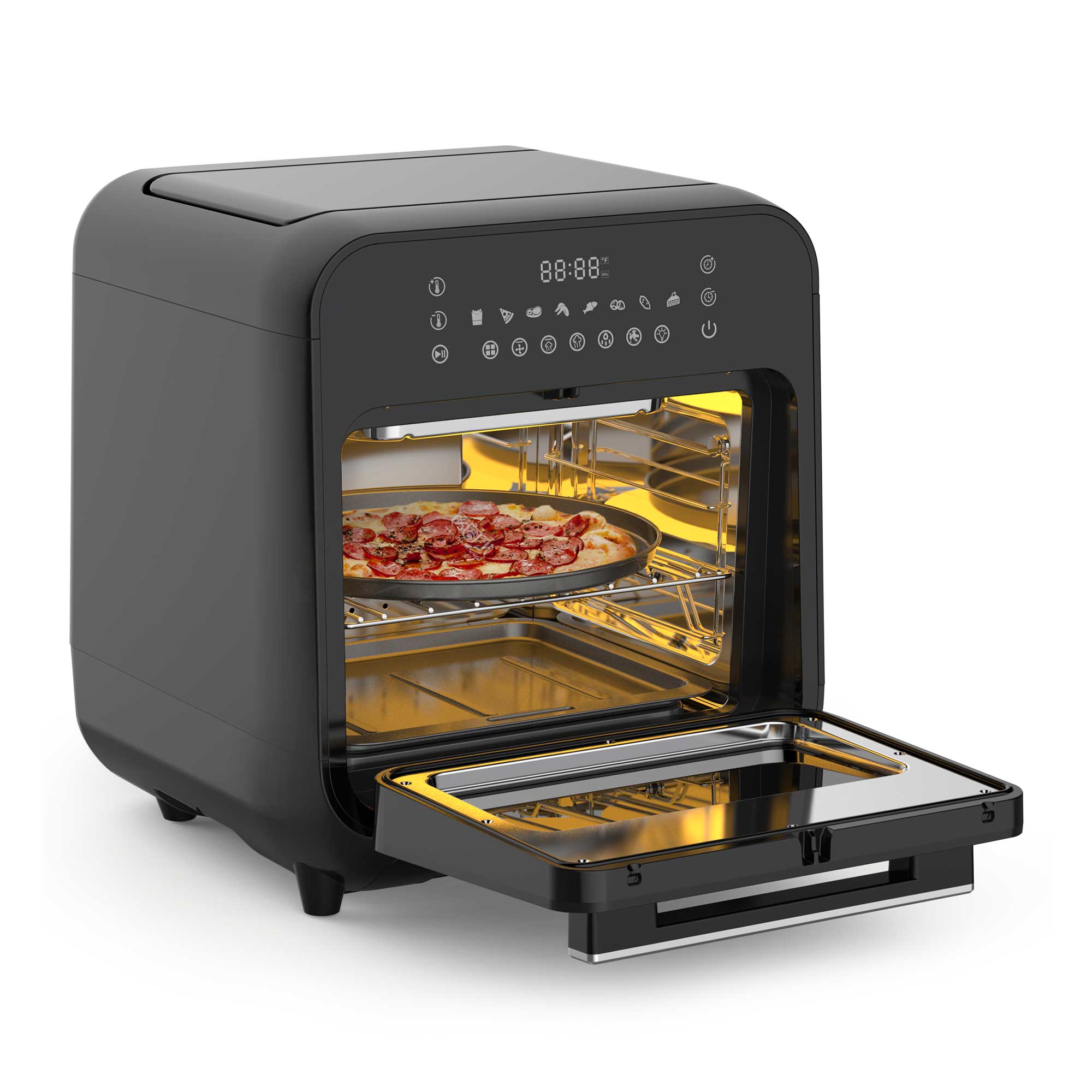 Baridi DH171 Air Fryer Open