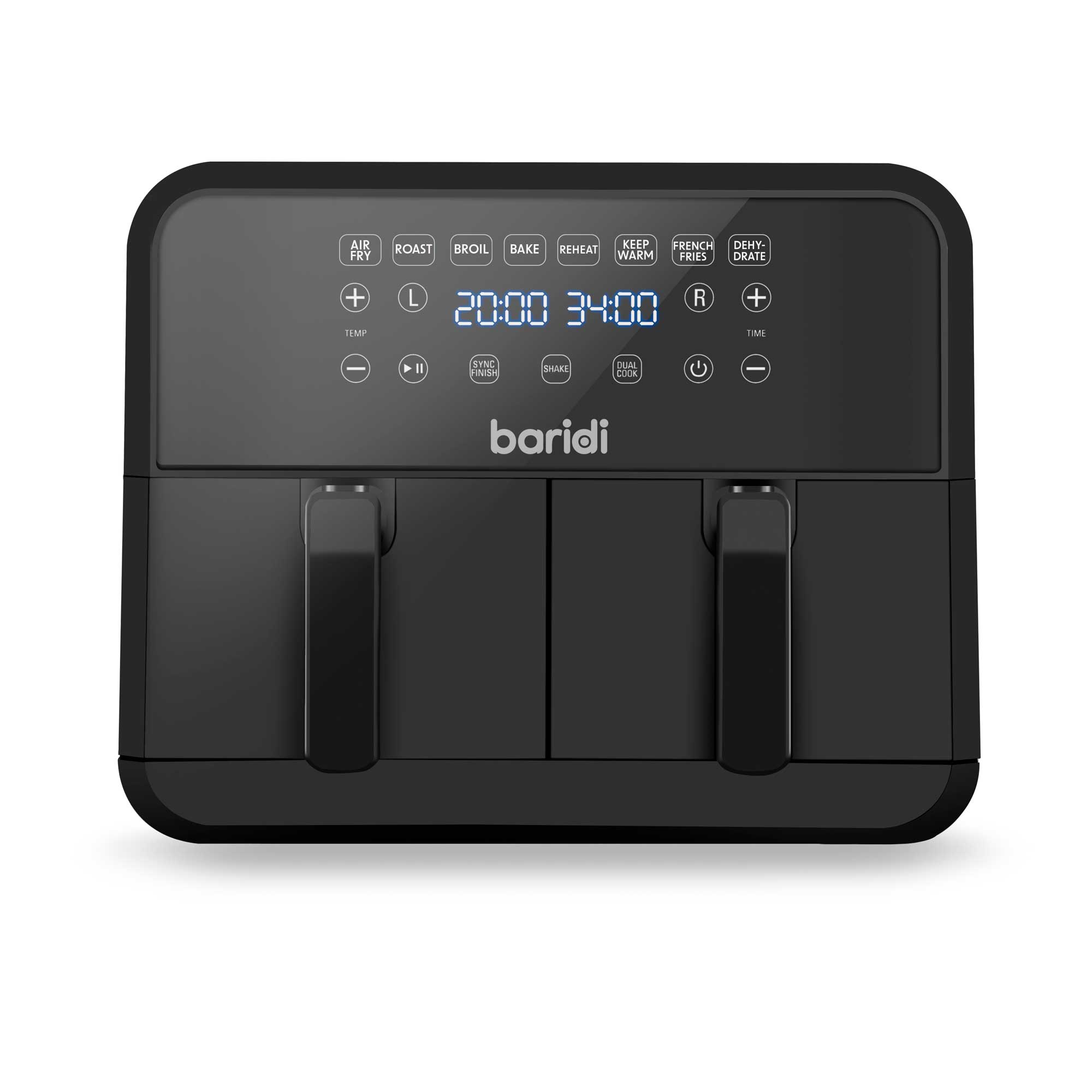 Baridi DH172 Air Fryer Straight on