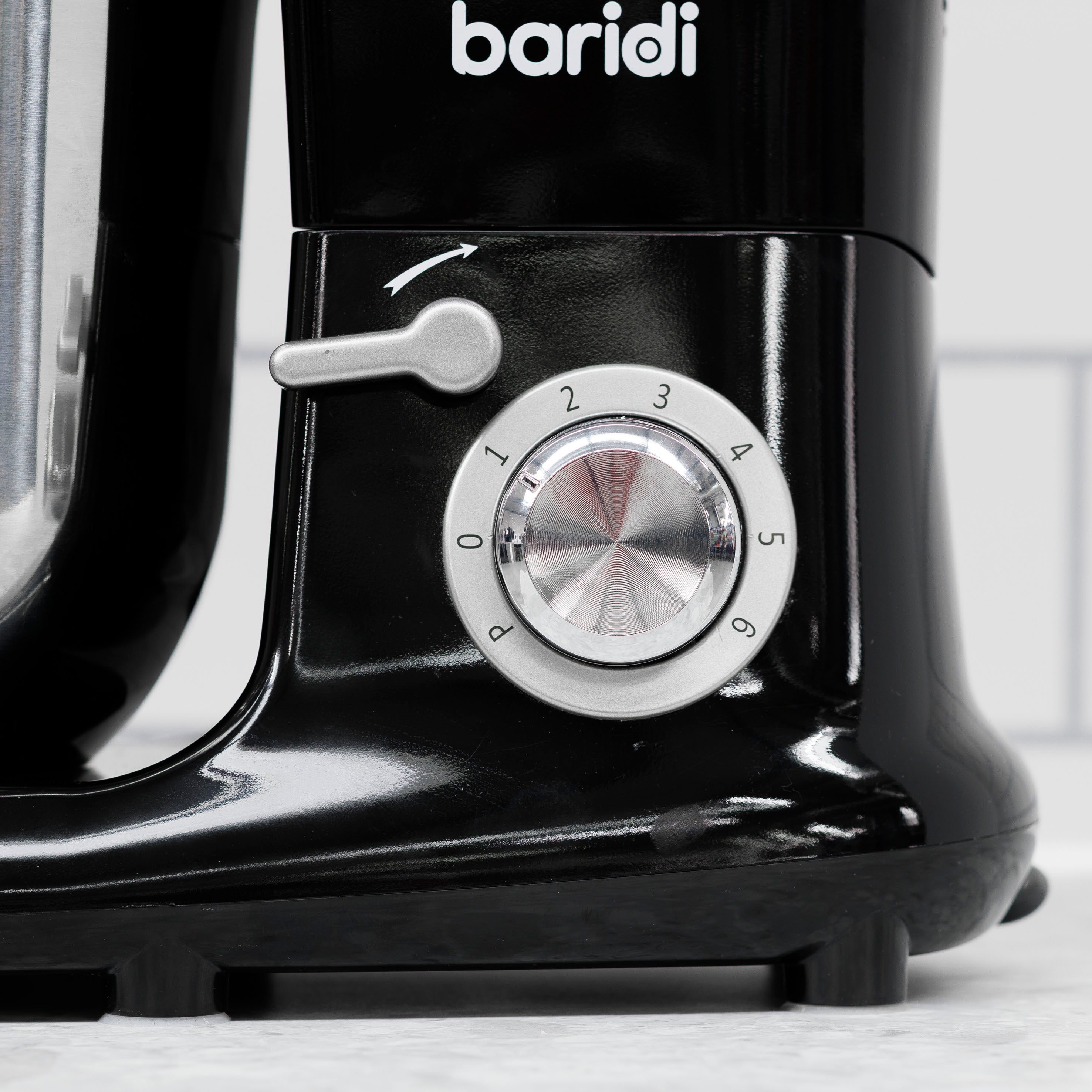 Baridi DH173 Stand Mixer Action shot - six - speed