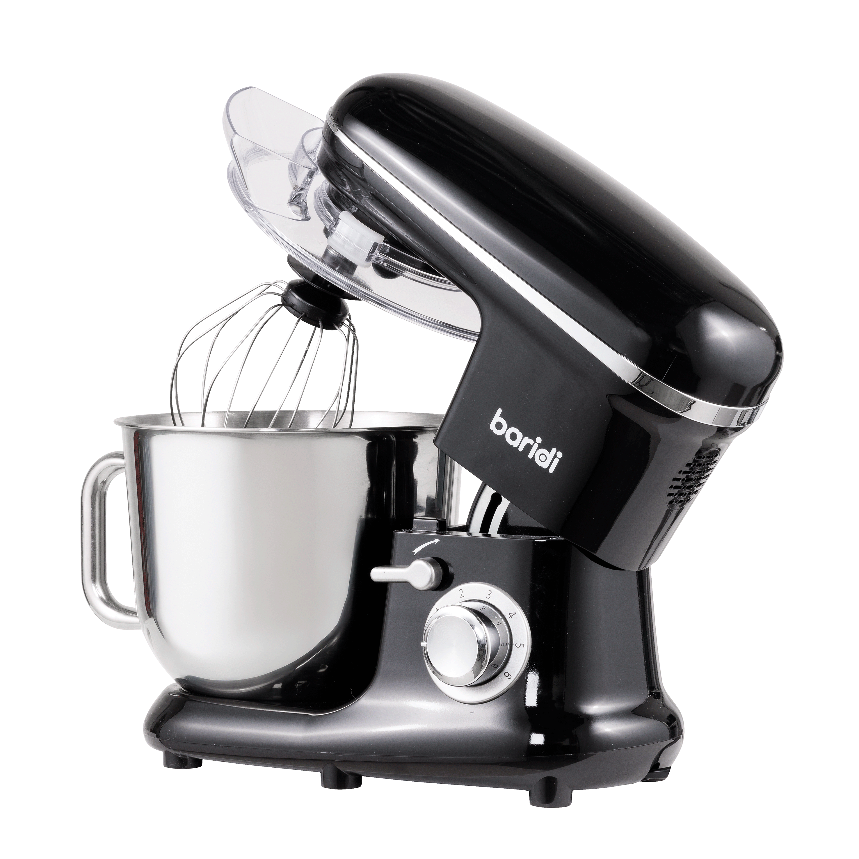 Baridi DH173 Stand Mixer Open - 4th perspective