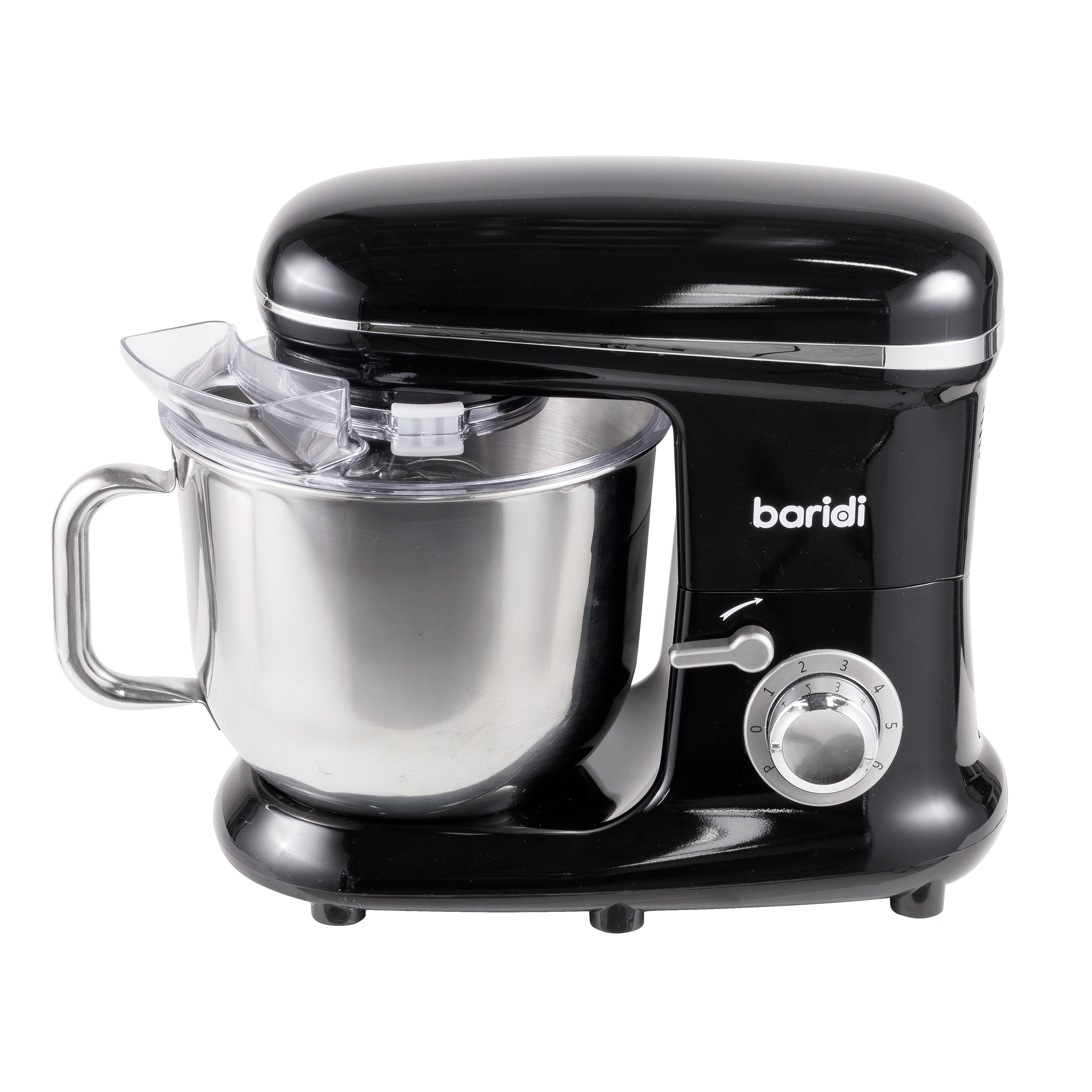 Baridi DH173 Stand Mixer Straight on - high - angle