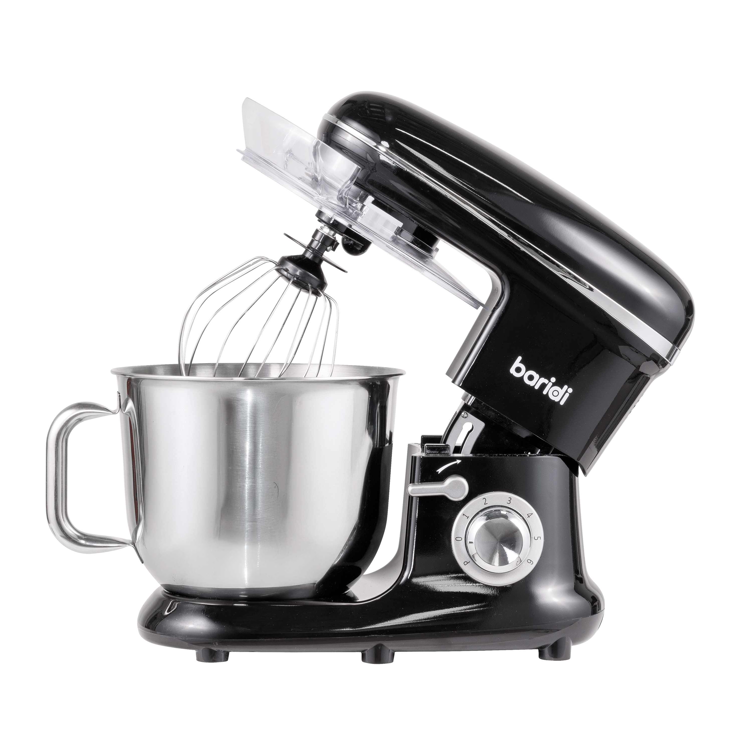 Baridi DH173 Stand Mixer Straight on - open
