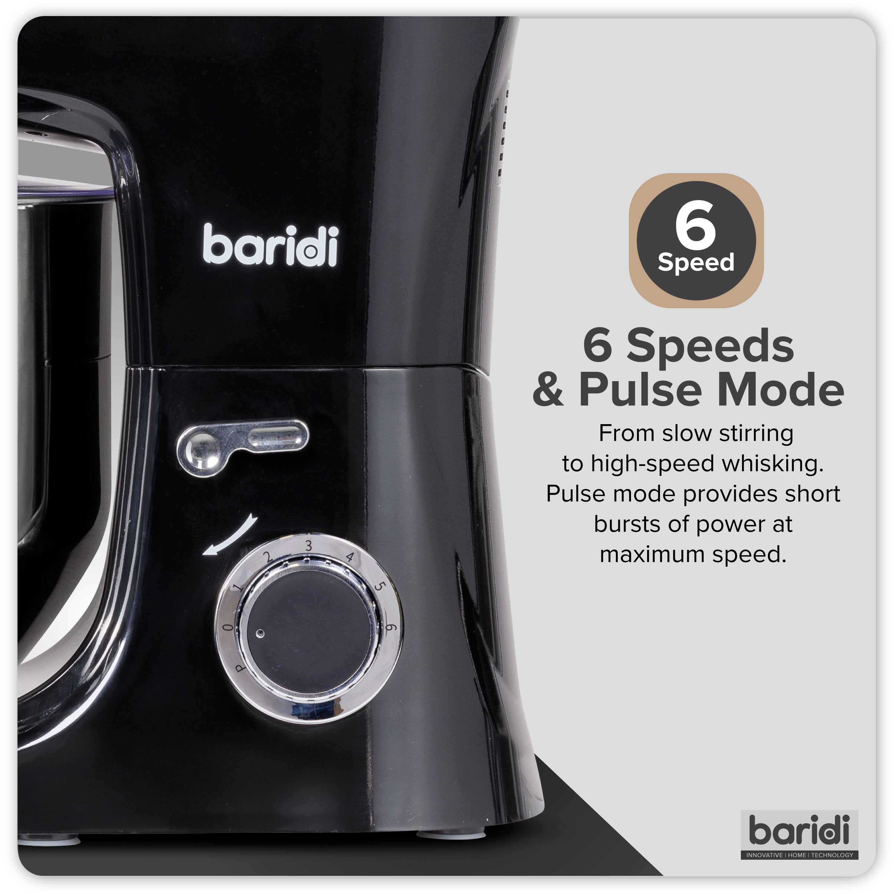 Baridi DH174 Stand Mixer Action shot - icon - summary