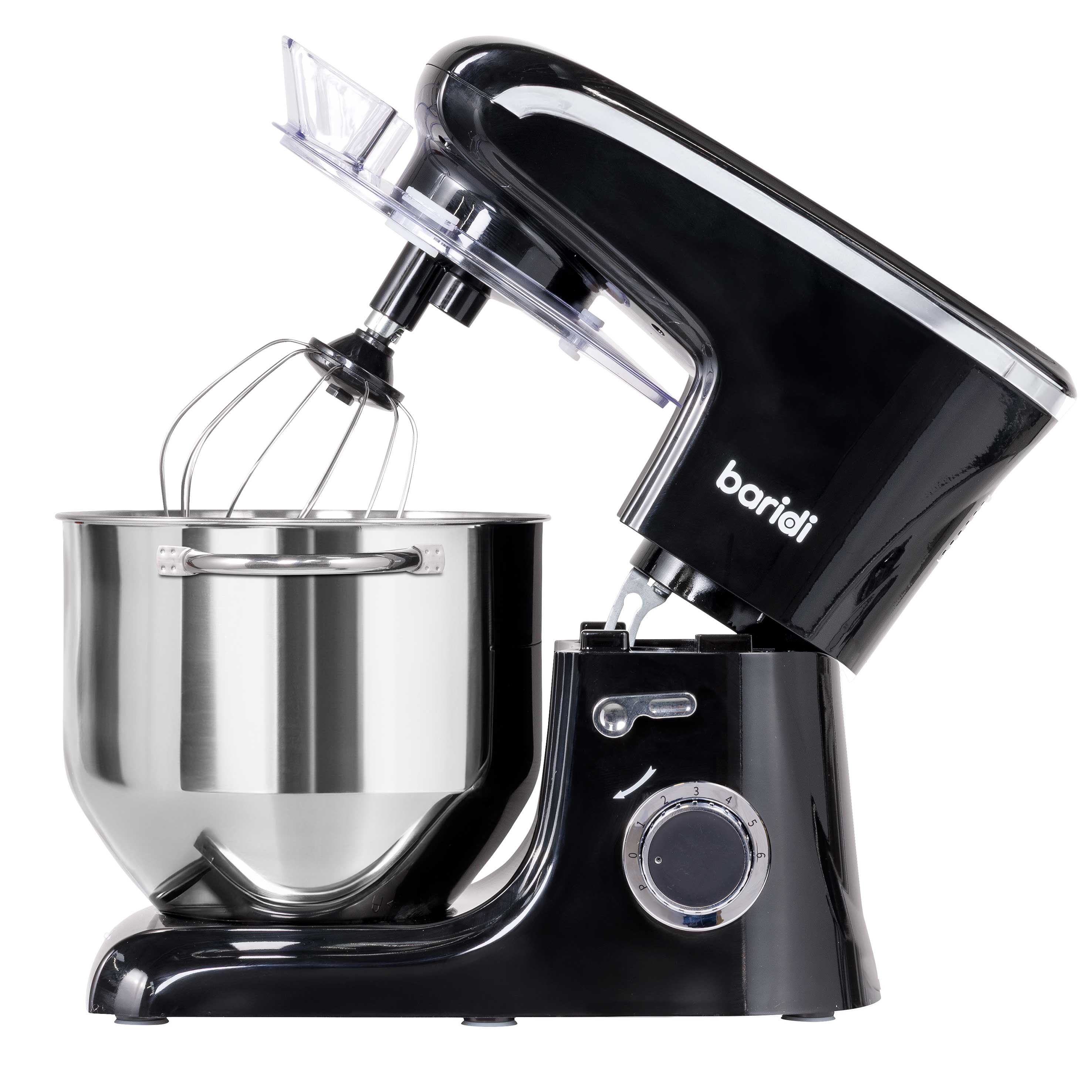 Baridi DH174 Stand Mixer Straight on - open