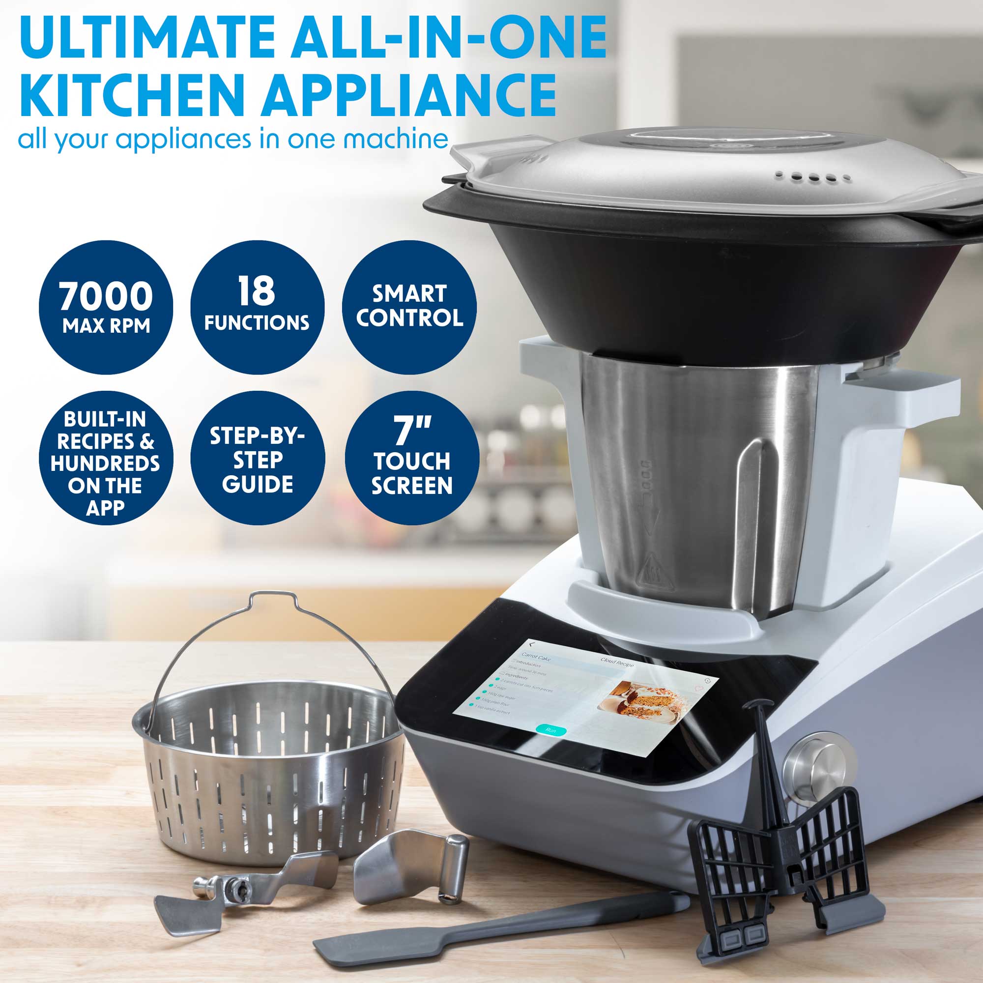 Baridi DH189 Thermo Cookers Action shot - information - icons