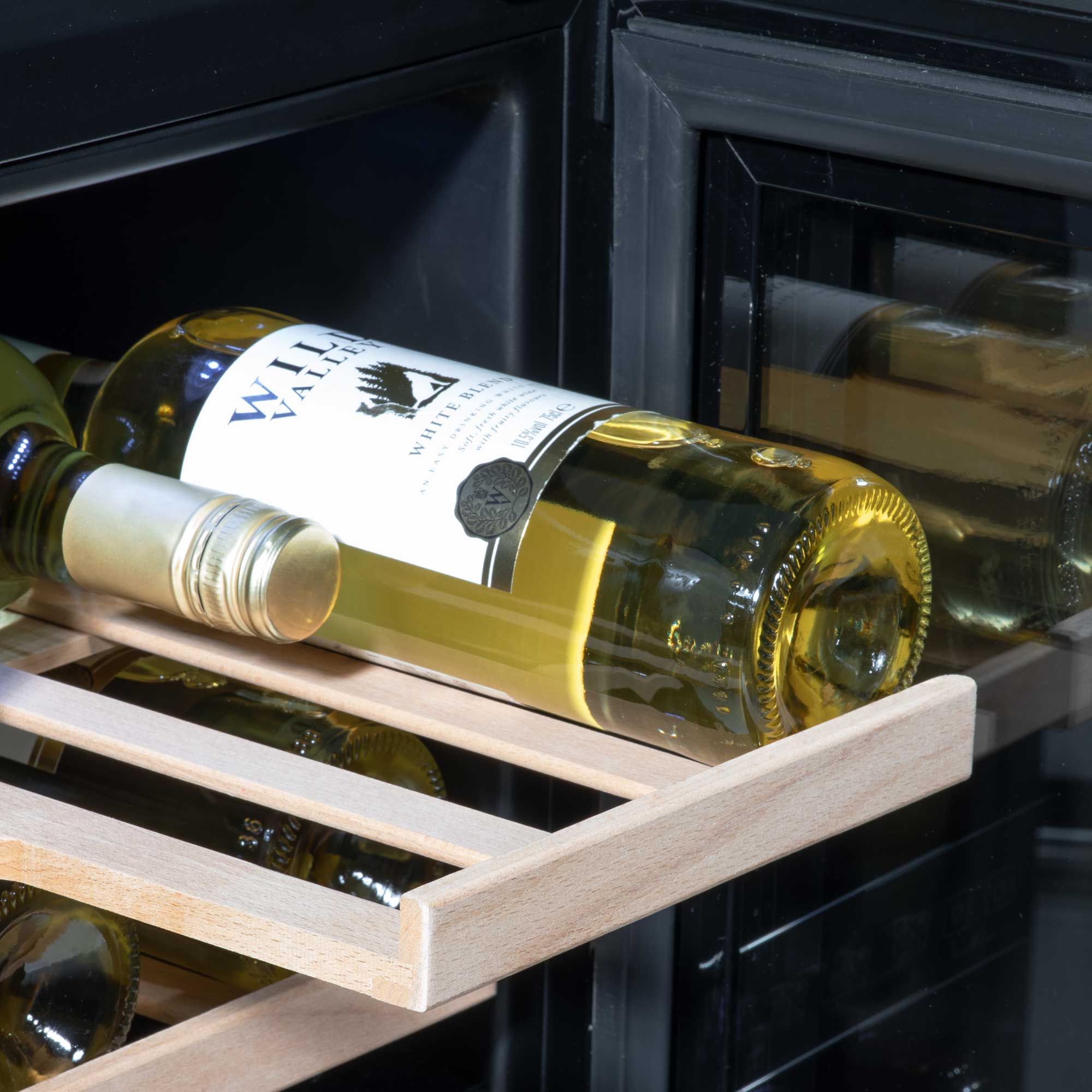 Baridi DH203 Wine Fridges Action shot - shelf