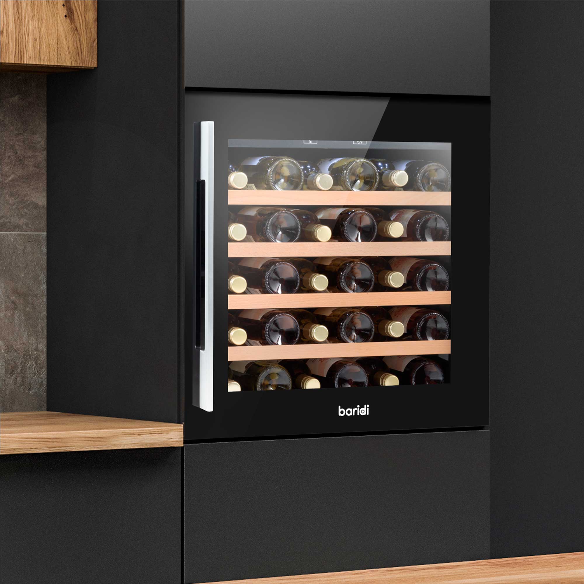 Baridi DH206 Wine Fridges Action shot - lifestle
