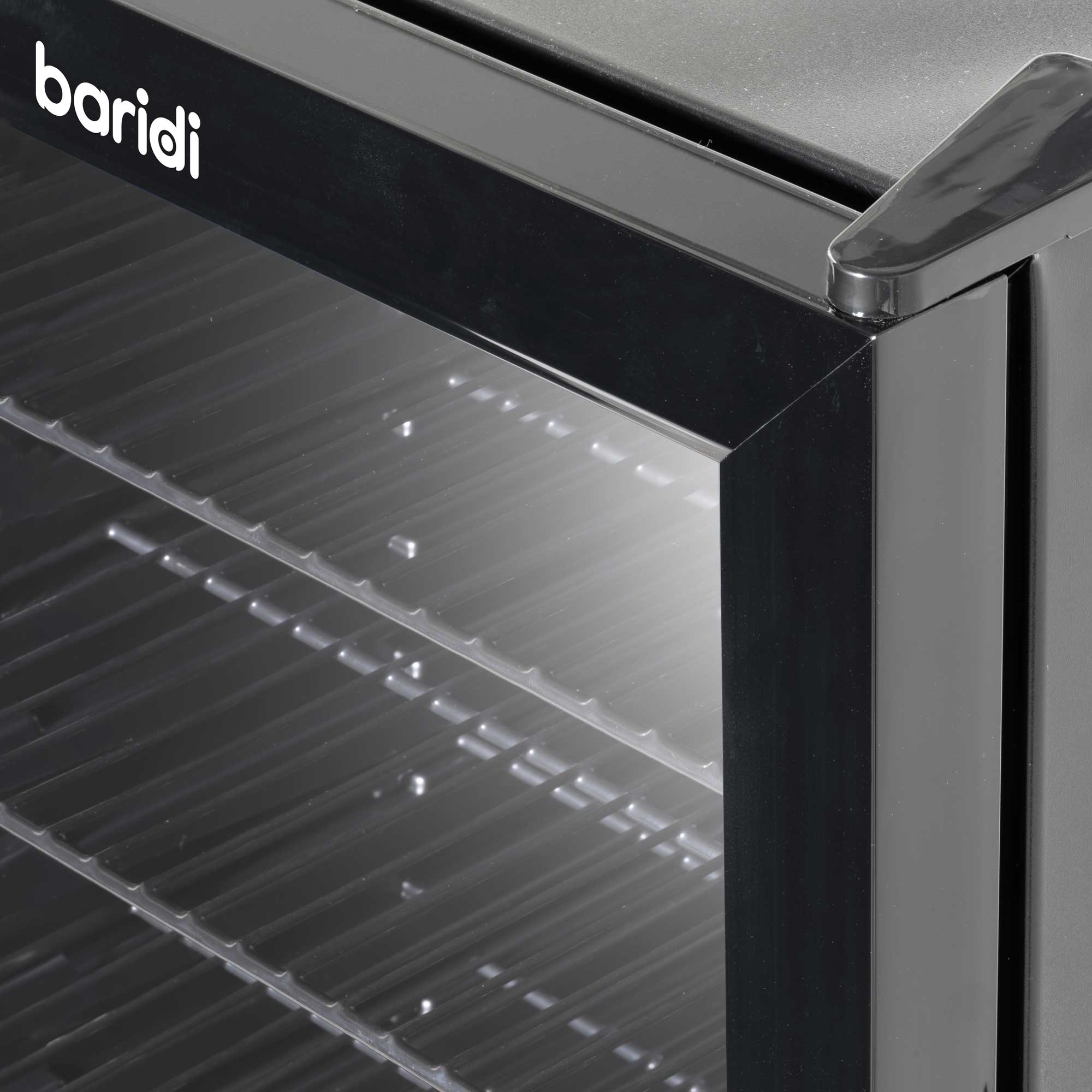 Baridi DH223 Drinks Fridge Action shot - uv - resistant