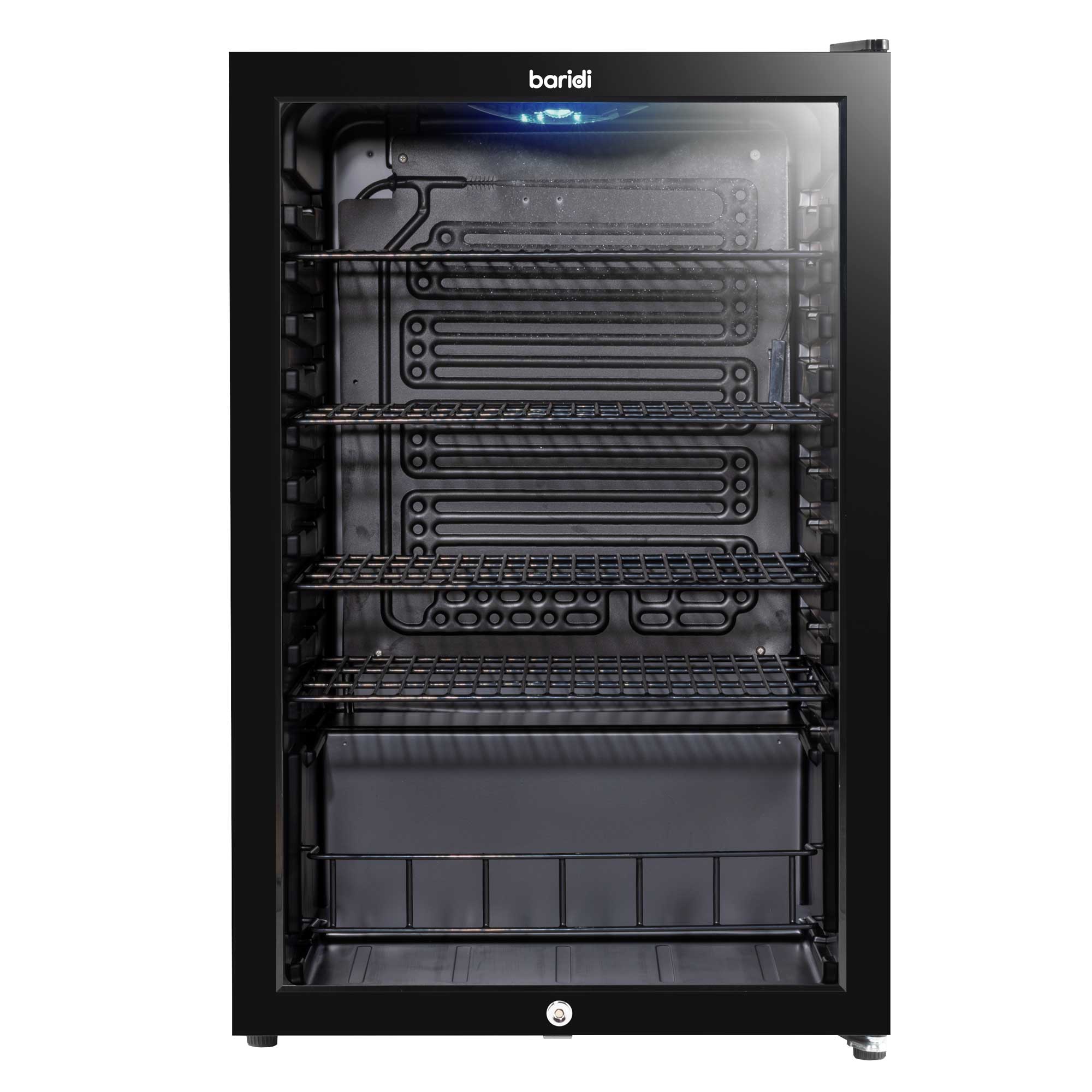 Baridi DH223 Drinks Fridge Straight on - empty