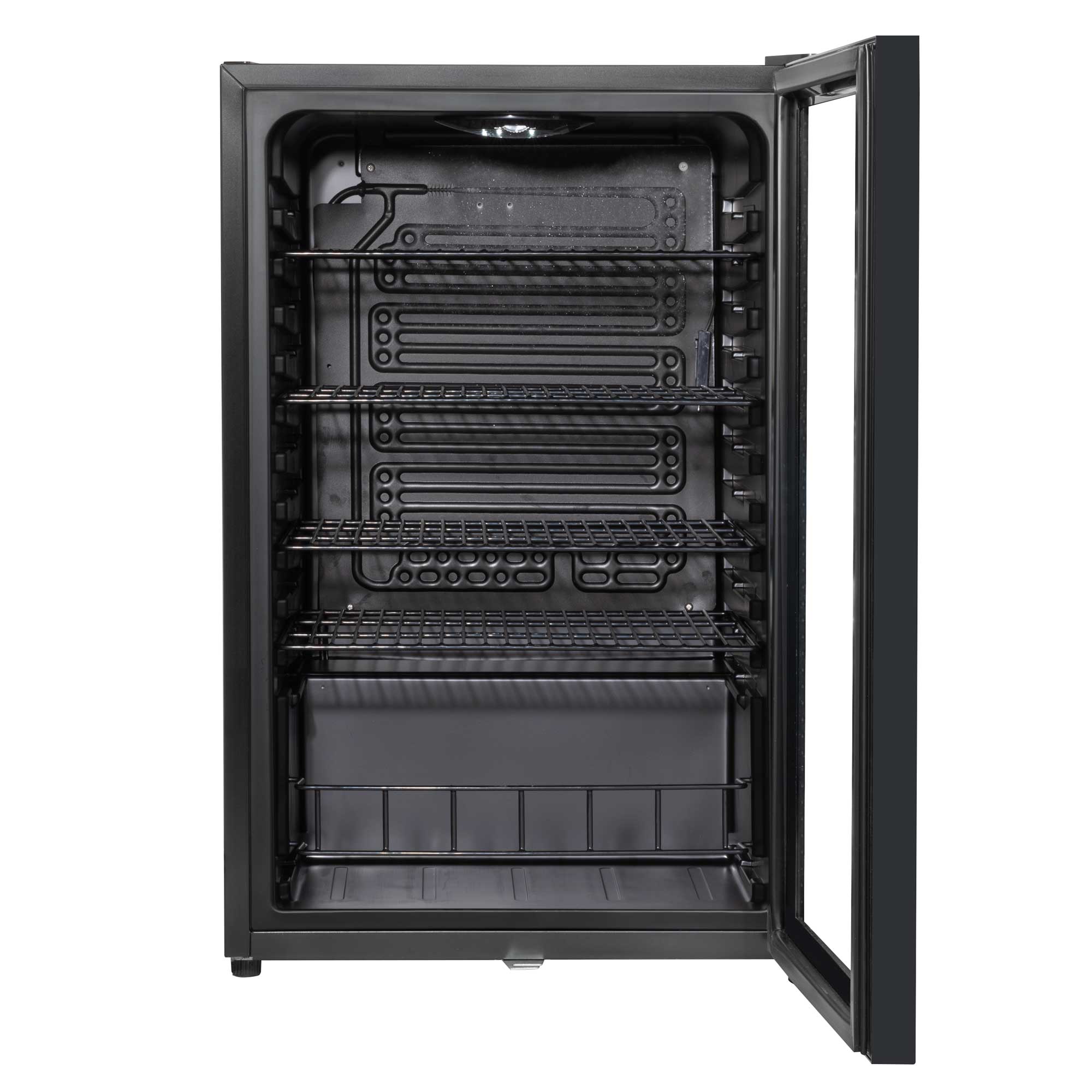 Baridi DH223 Drinks Fridge Straight on - open - empty
