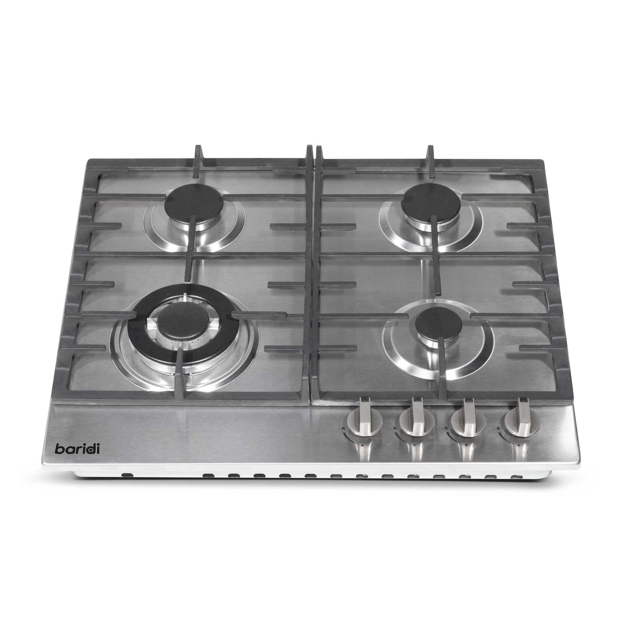 Baridi DH225 Gas Hob Straight on - 2nd perspective