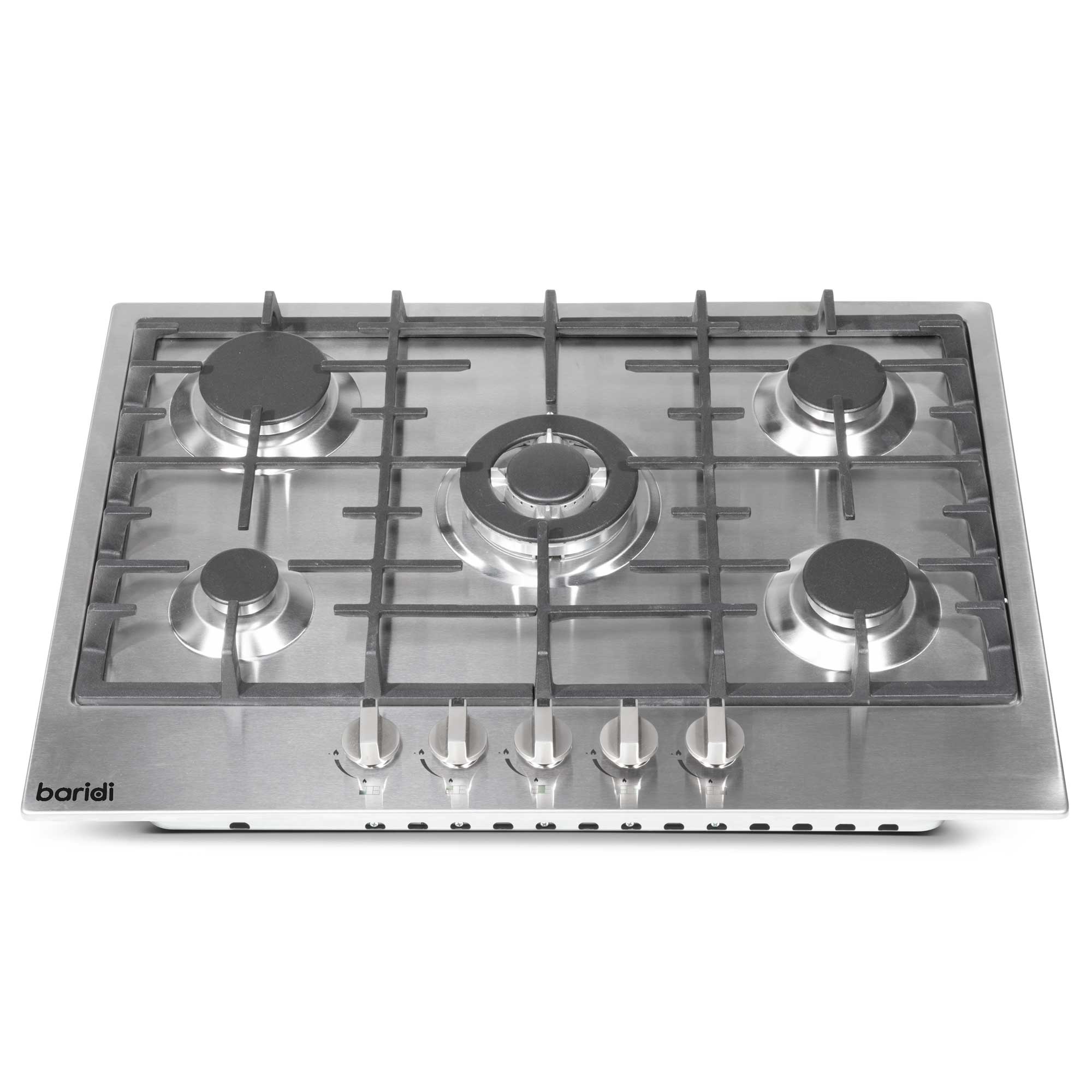 Baridi DH227 Gas Hob Straight on - 2nd perspective
