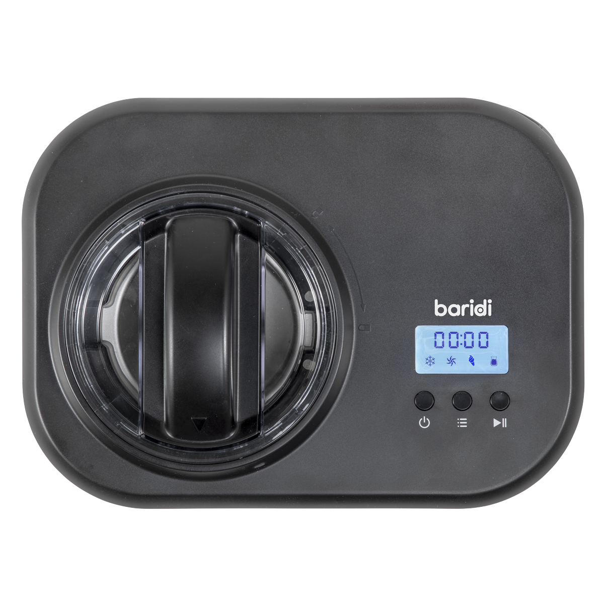 Baridi 1L Ice Cream Machine with Fast Freeze Compressor Cooling - DH238