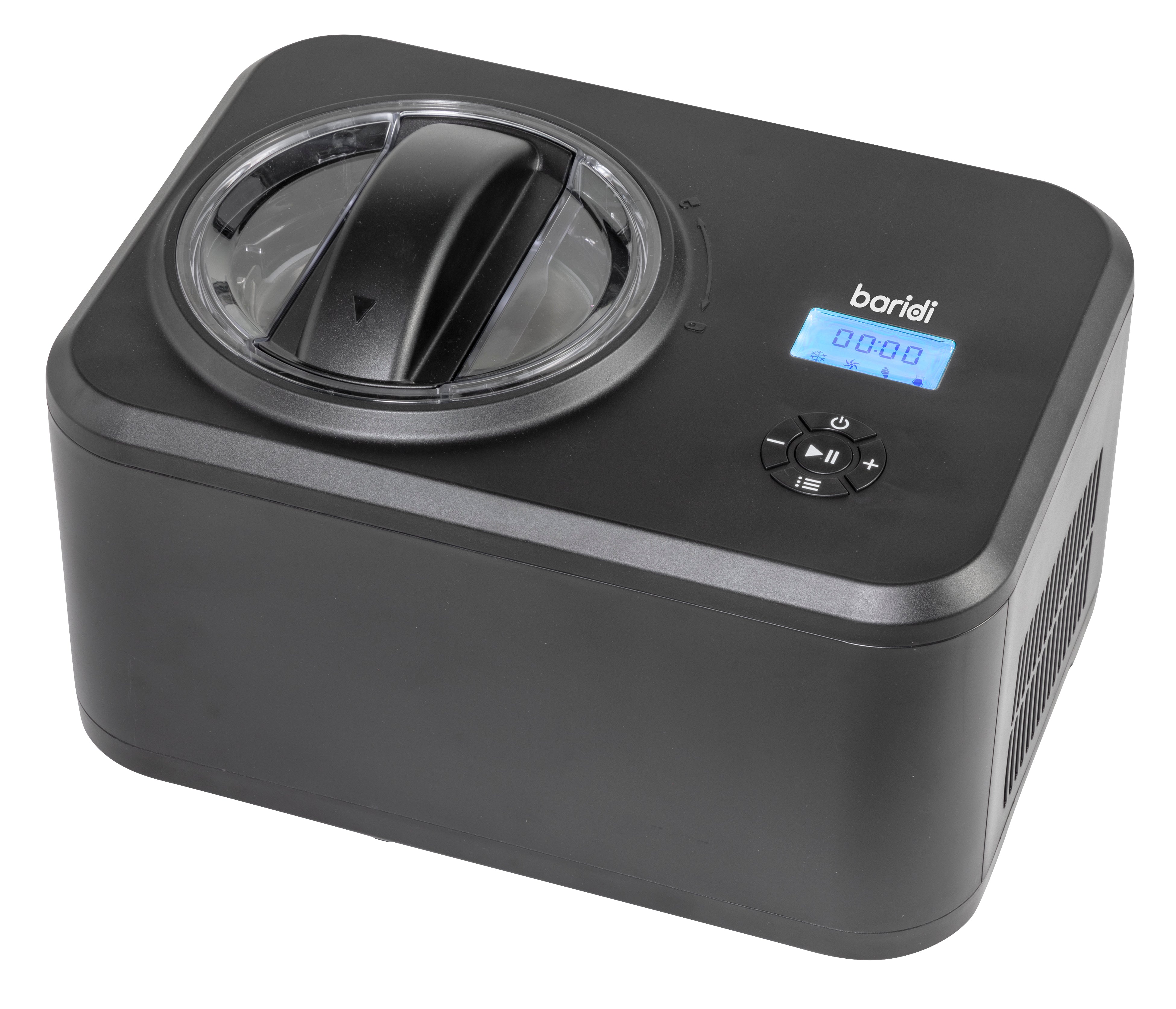 Baridi 1.5L Ice Cream Machine with Fast Freeze Compressor Cooling - DH240