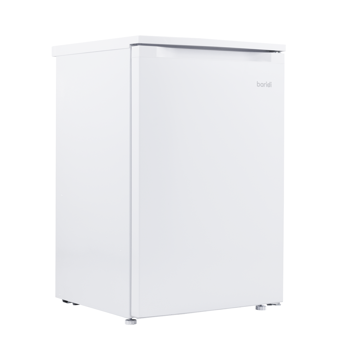 Baridi 55cm Freestanding Undercounter Larder Fridge, 126L, Reversible Door, White - DH246