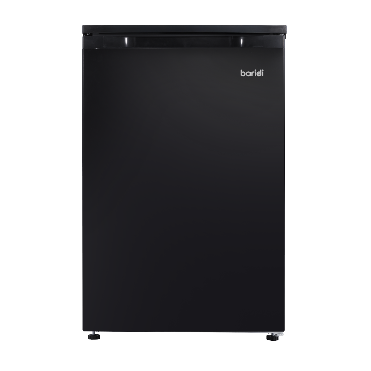 Baridi 55cm Freestanding Undercounter Fridge with Ice Box, Reversible Door, 107L Capacity, Black - DH249