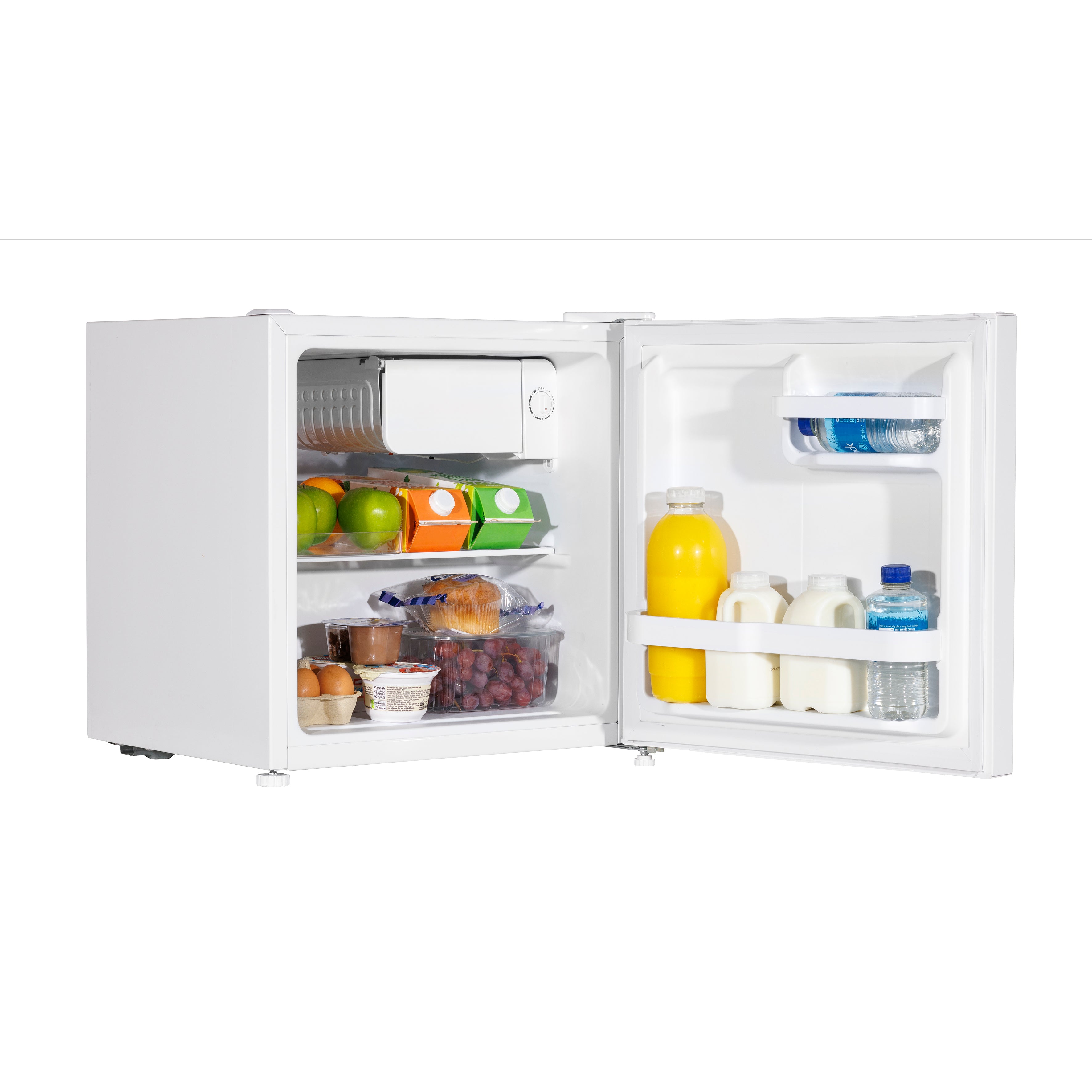 Baridi Tabletop Fridge with Ice Box, 46L Capacity, Adjustable Thermostat - DH256
