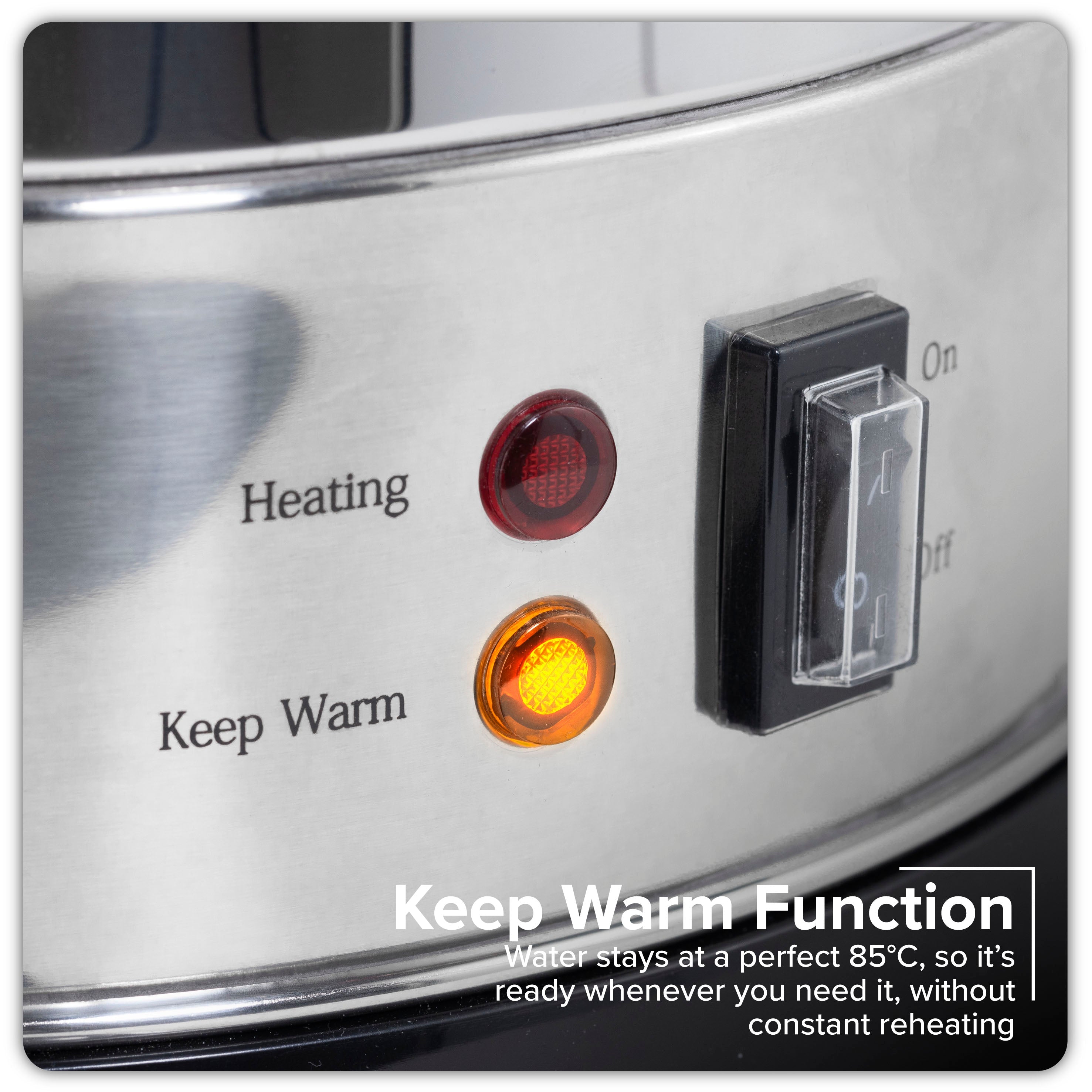 Baridi DH269 Hot Water Dispenser Action shot - infographic - full - photo