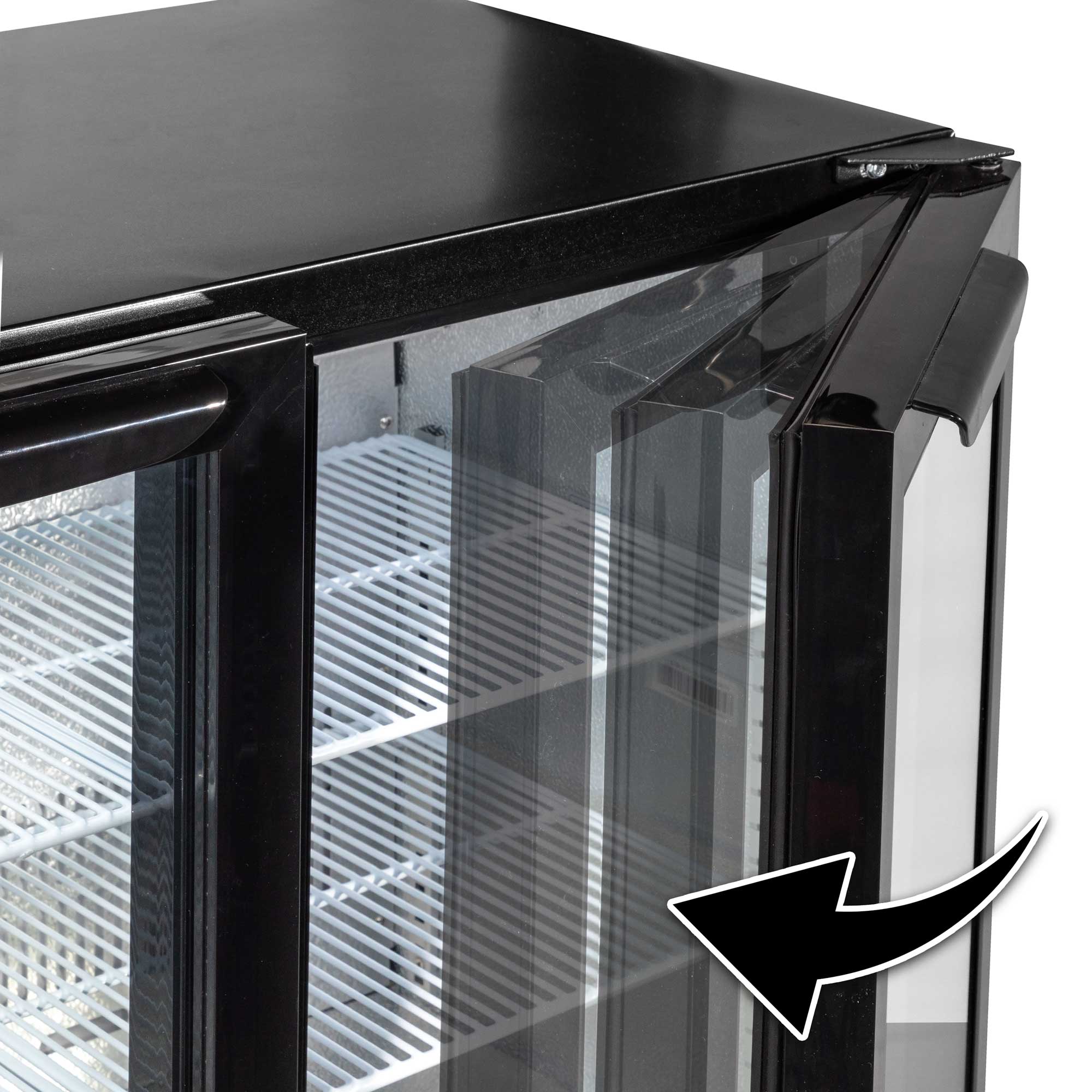 Baridi DH272 Drinks Fridge Self - closing - doors