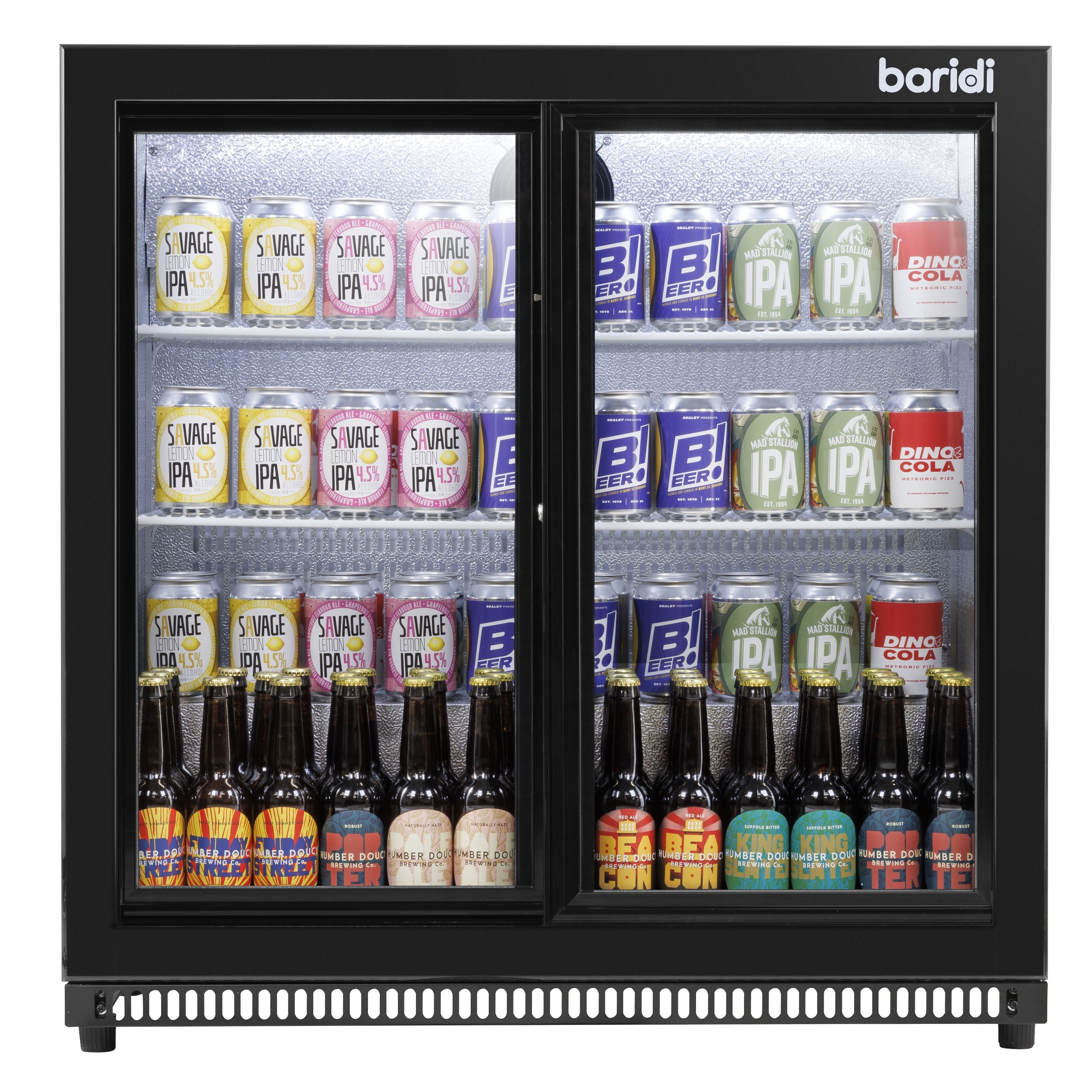 Baridi DH273 Drinks Fridge Straight on